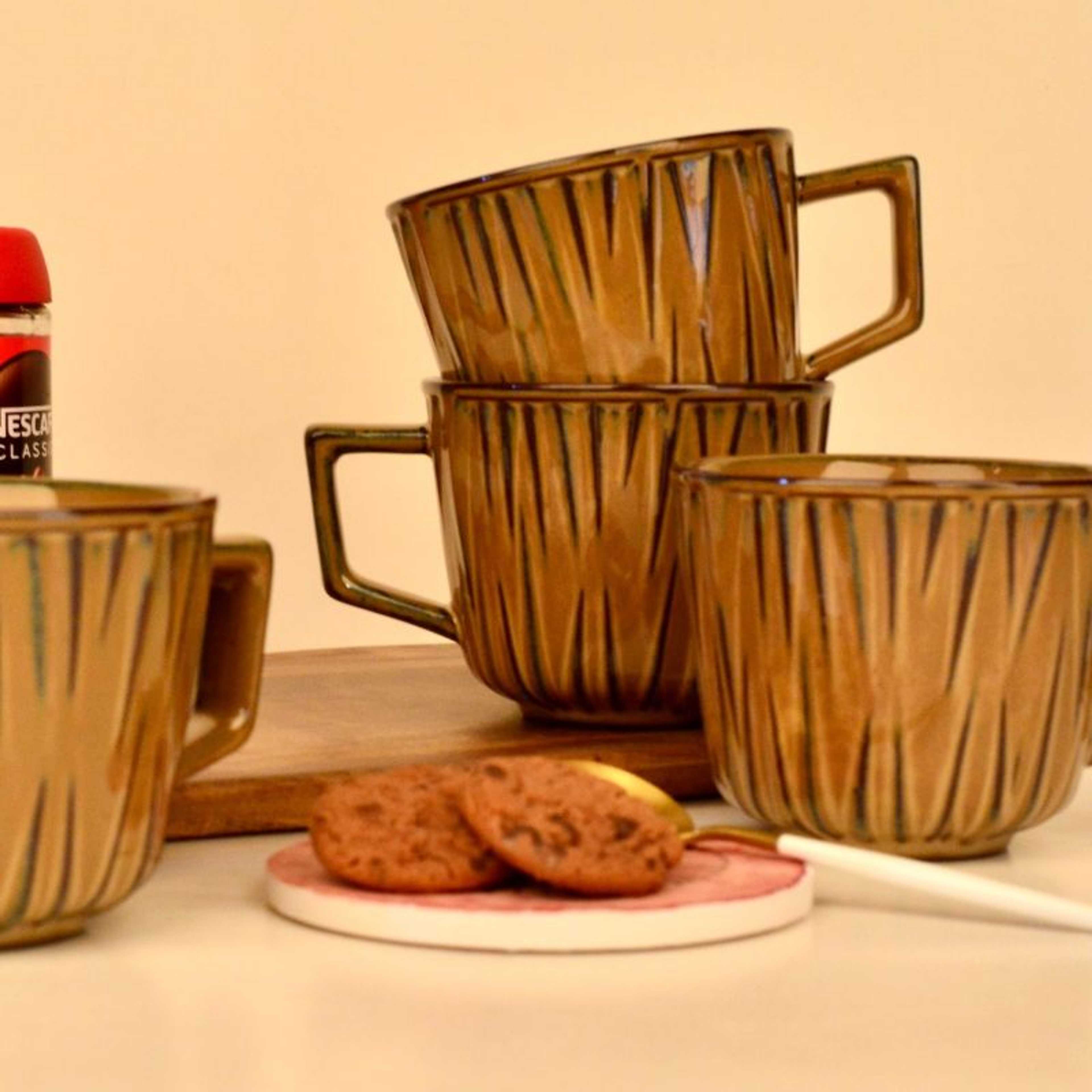 Montpeller Coffee Mugs - Coffee Caramel - Product Main Image