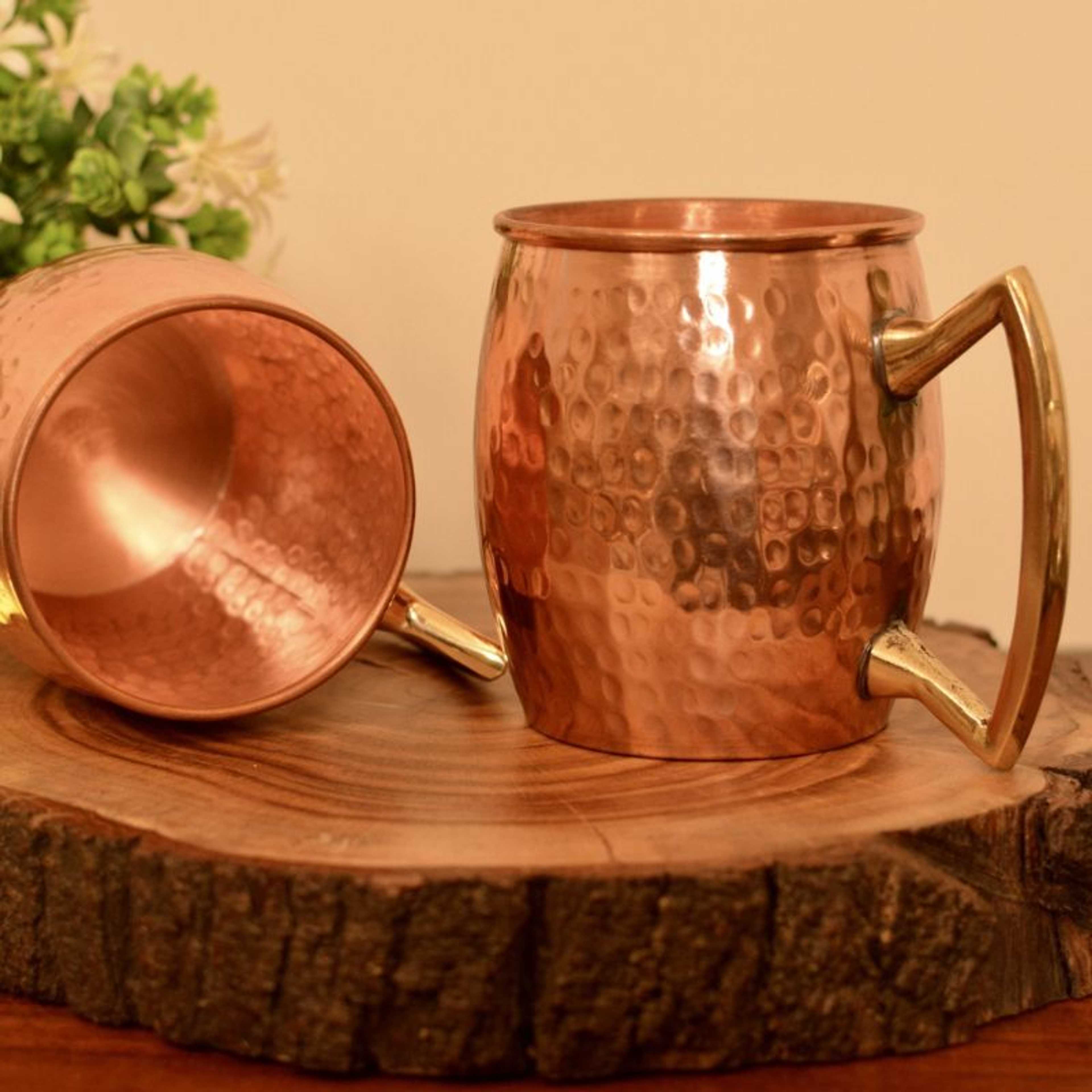 Moscow Mule Style Mug - Pure Copper Hand Crafted - Product Main Image