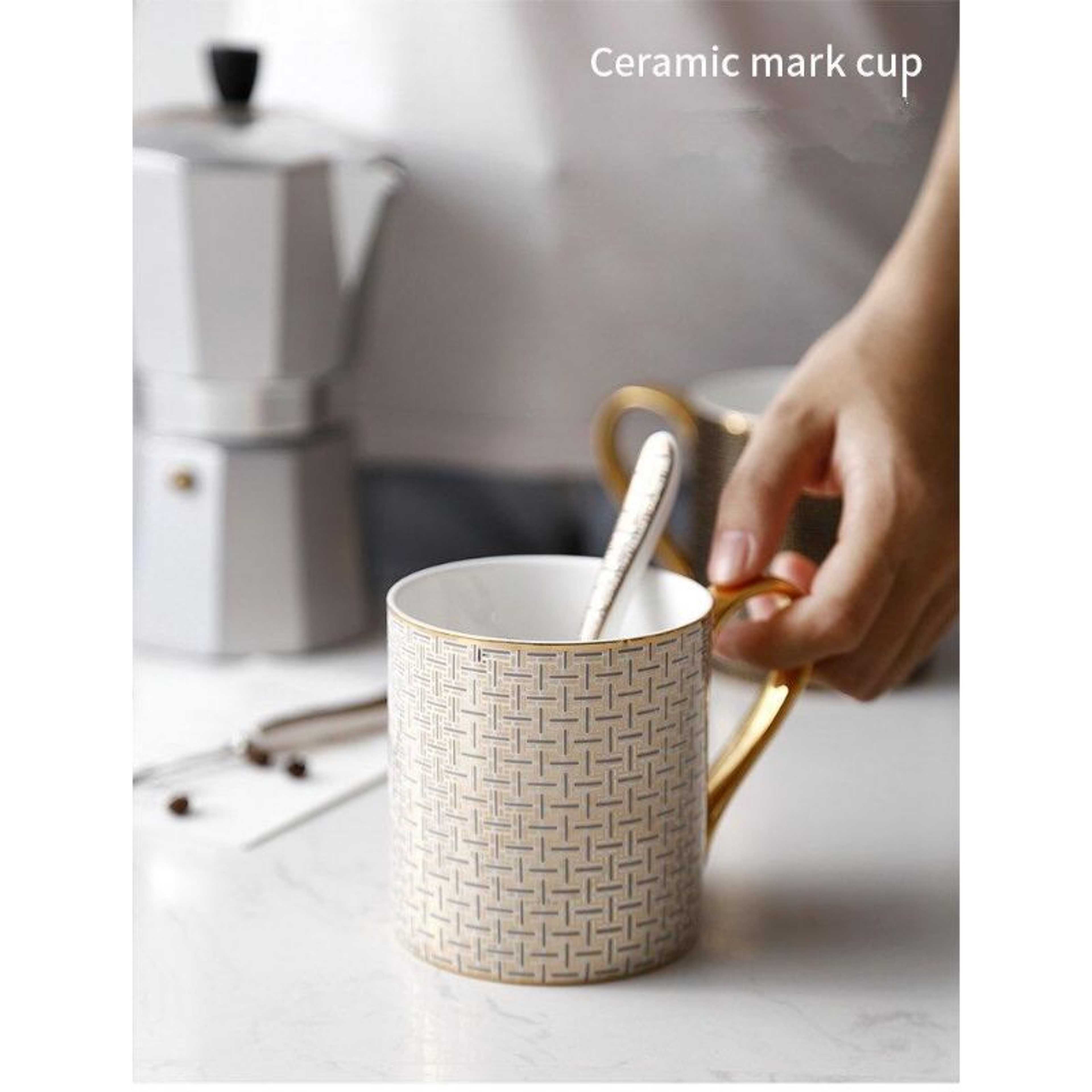English Criss Cross Coffee Mug - Product Main Image