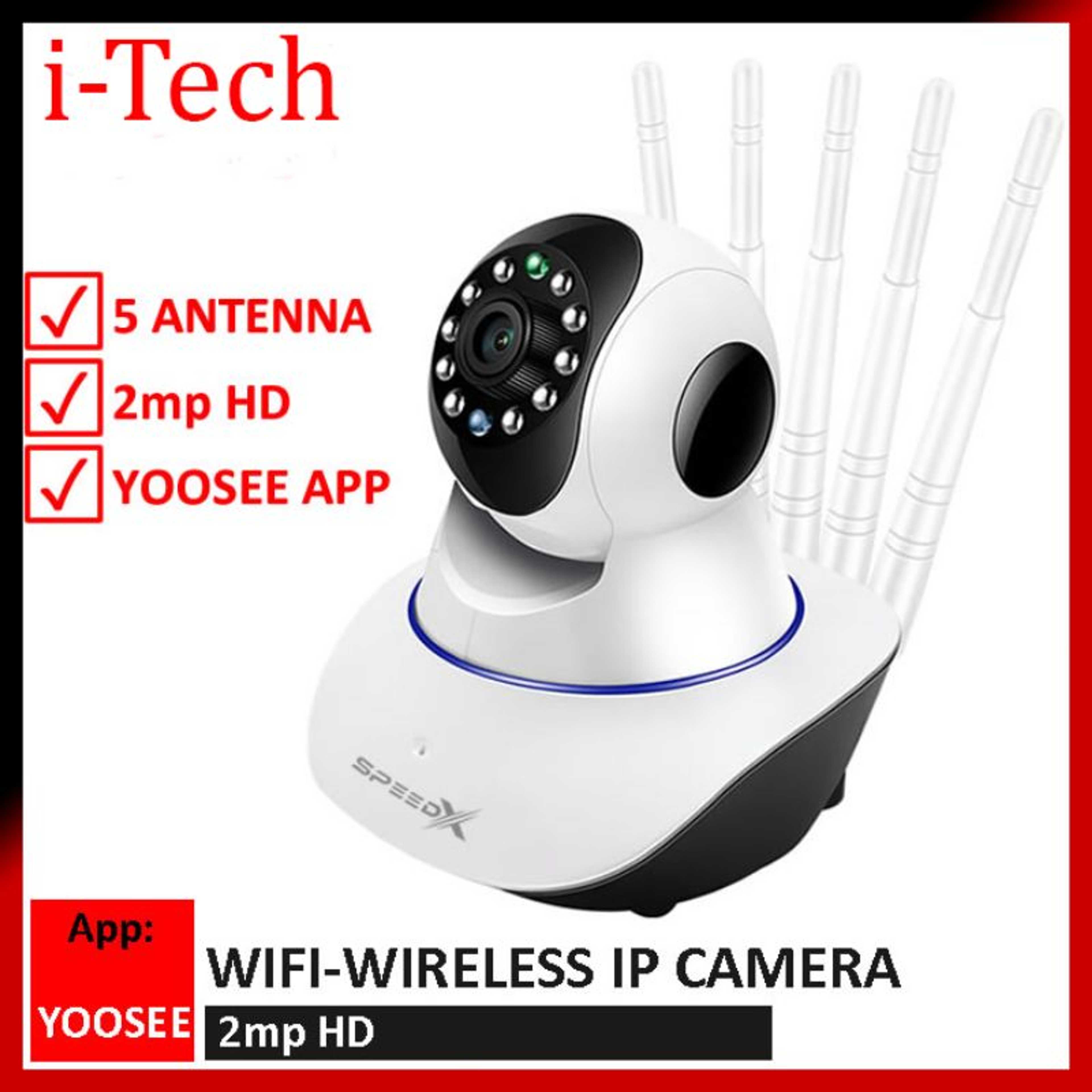 Yoosee Color Night Vision Camera 5 Antenna 2mp 1080p Full Hd - Wireless Bluetooth Camera.