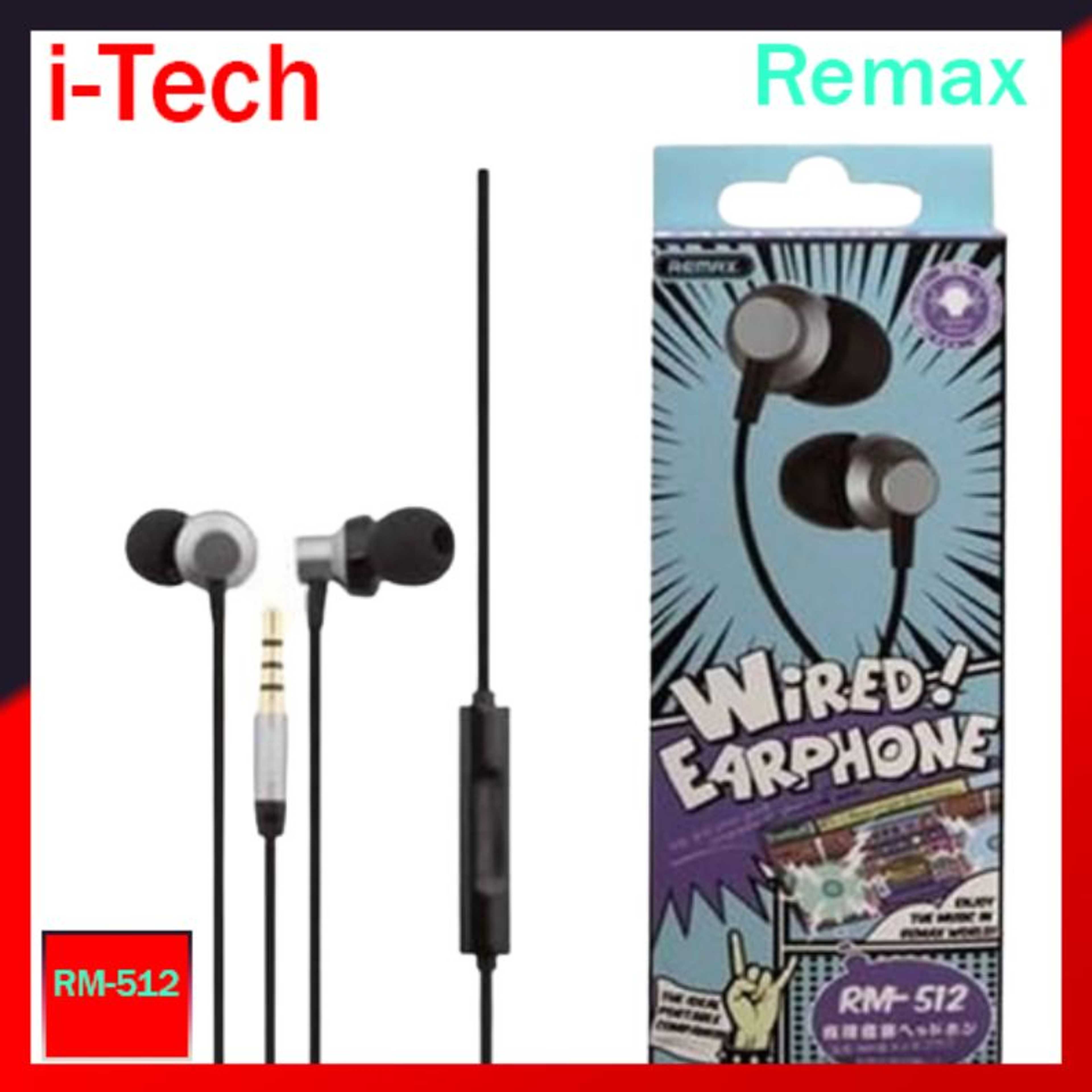 Remax Stereo Handsfree Rm 512 - Product Main Image