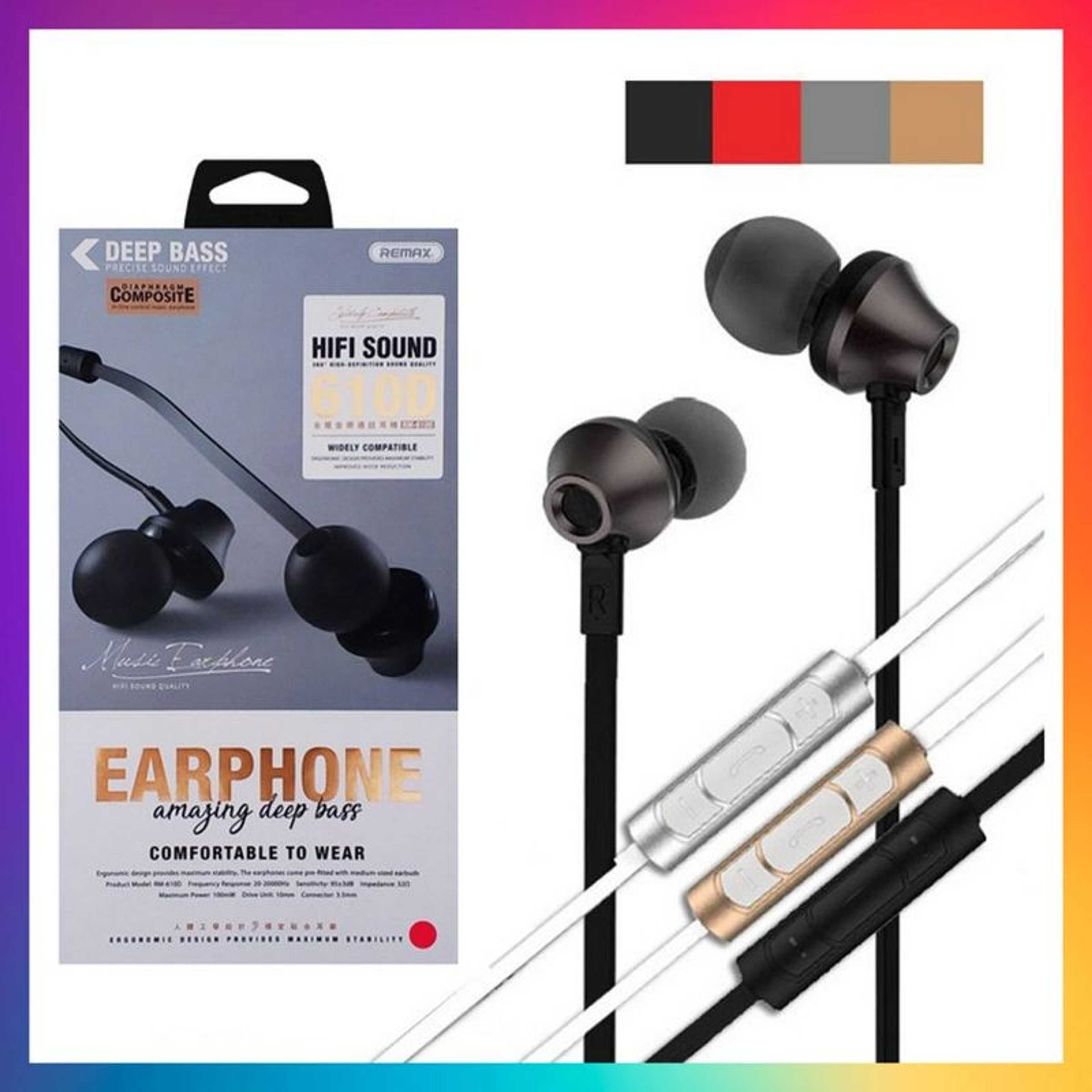 Remax Stereo Handsfree Rm 610d - Product Main Image