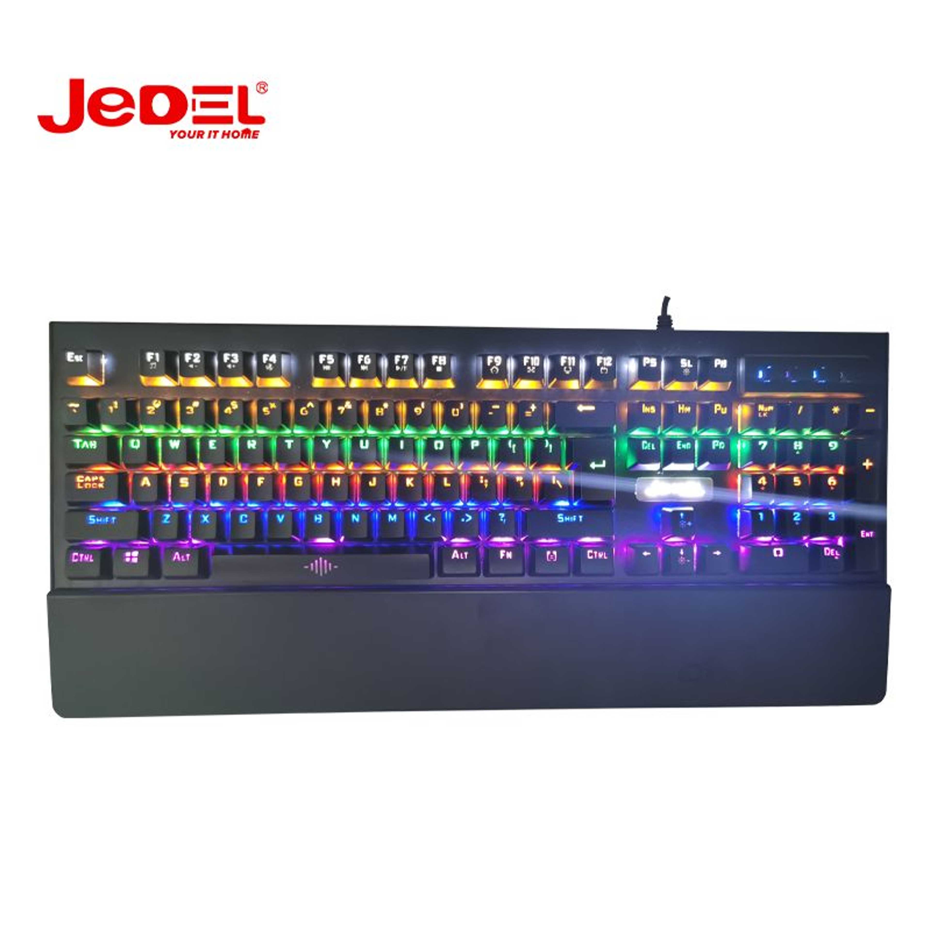 Jedel KL90 RGB Mechanical Gaming Keyboard with Wristpad