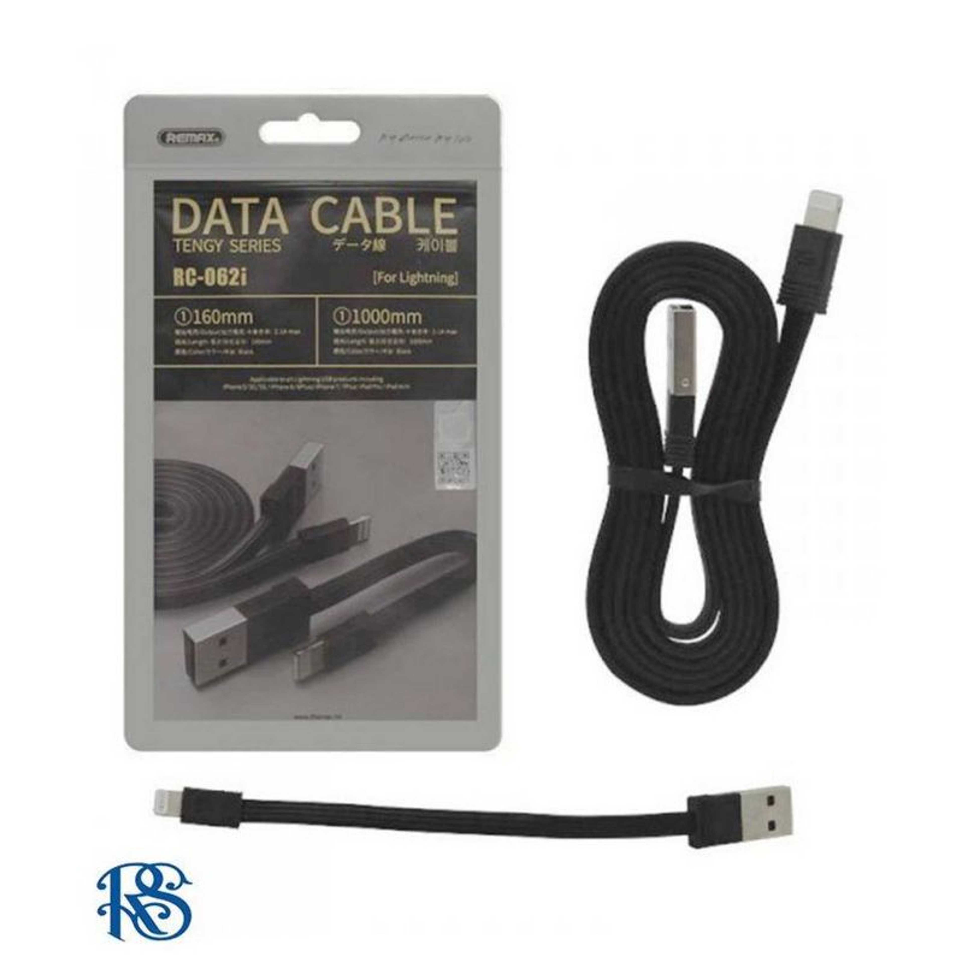 Remax Tengy Series RC-062i Lightning Micro USB Data Cable - Black