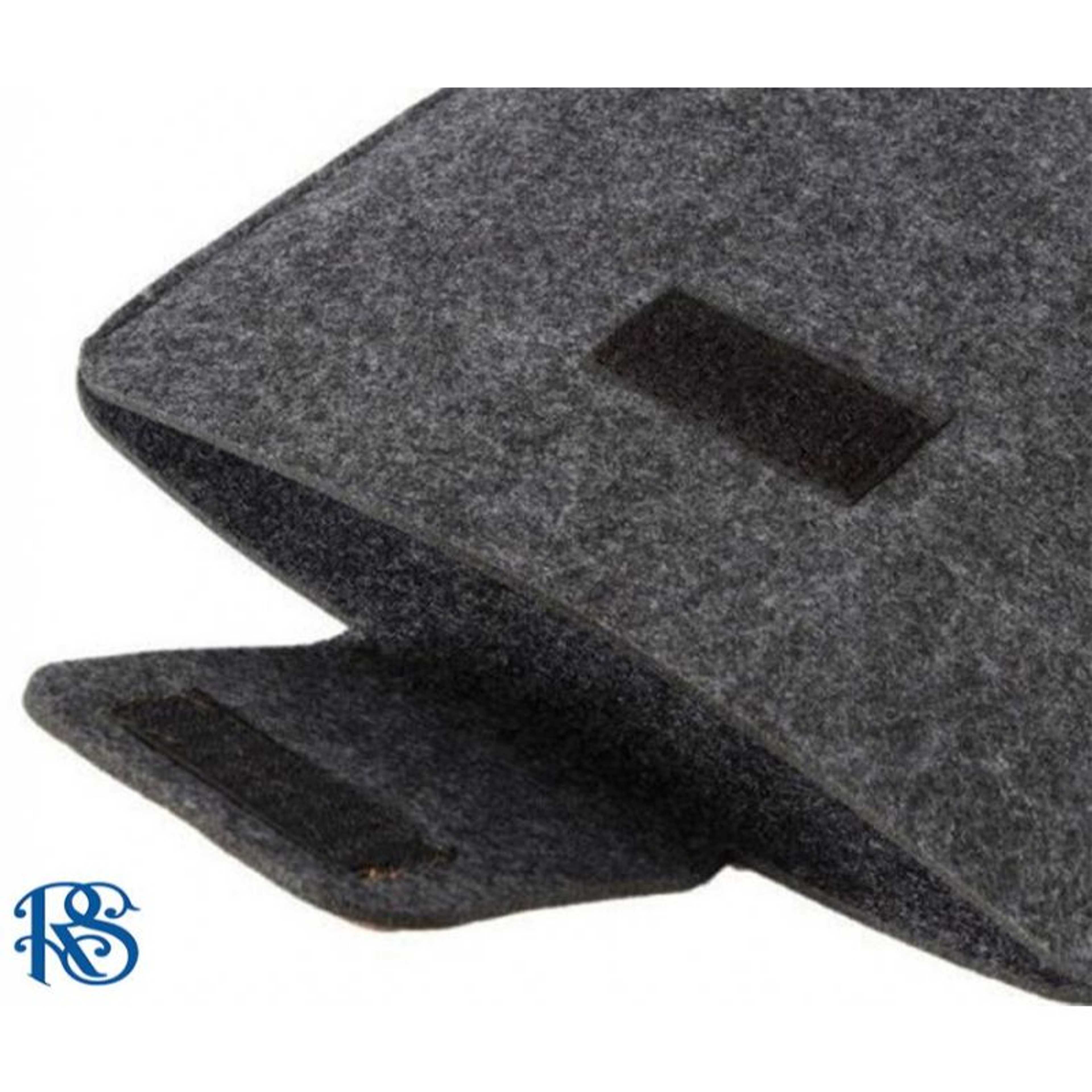 Basics 13-Inch Felt Laptop Sleeve Premium Soft - Charcoal