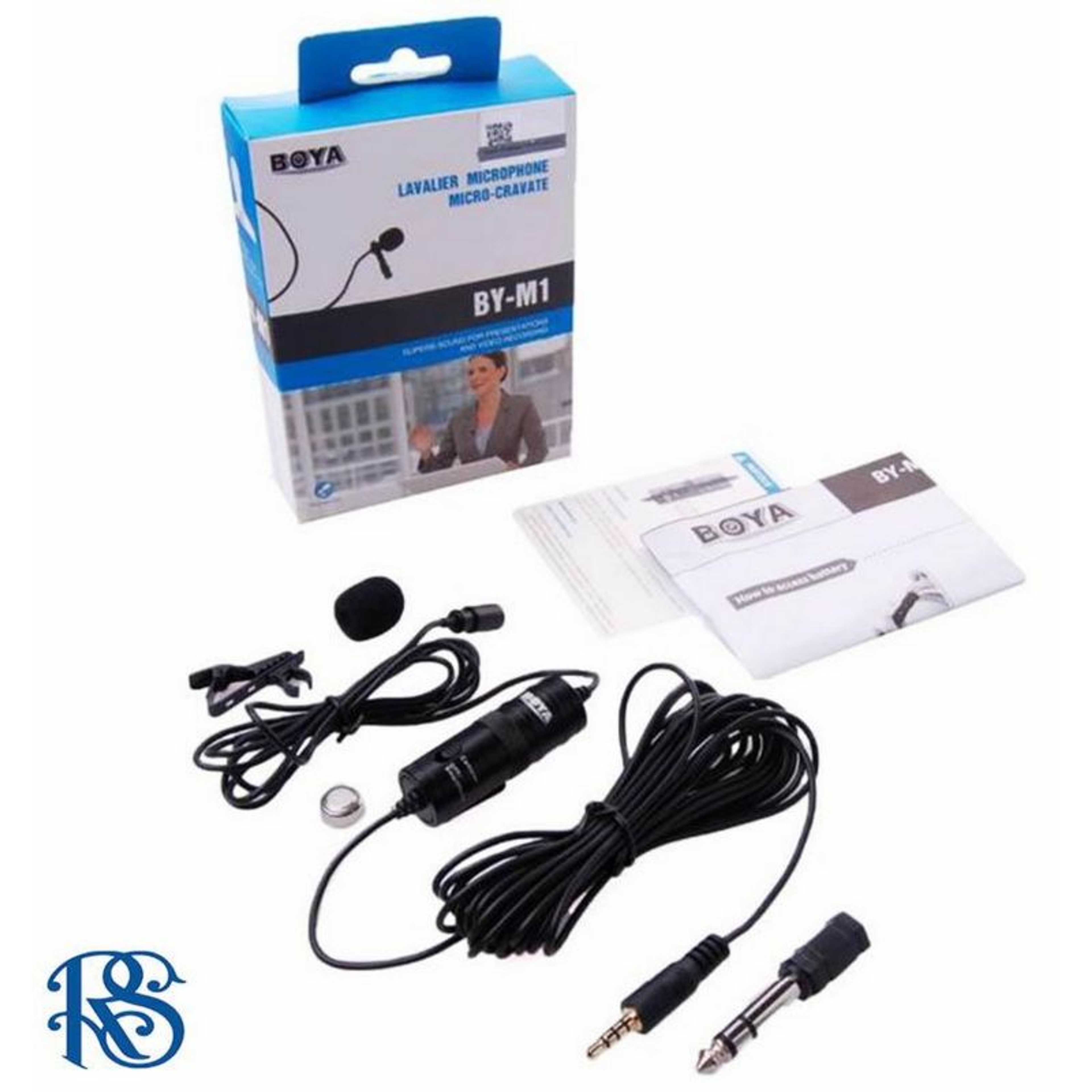 Boya By-M1 3.5mm Omnidirectional Lavalier Microphone - Product Main Image