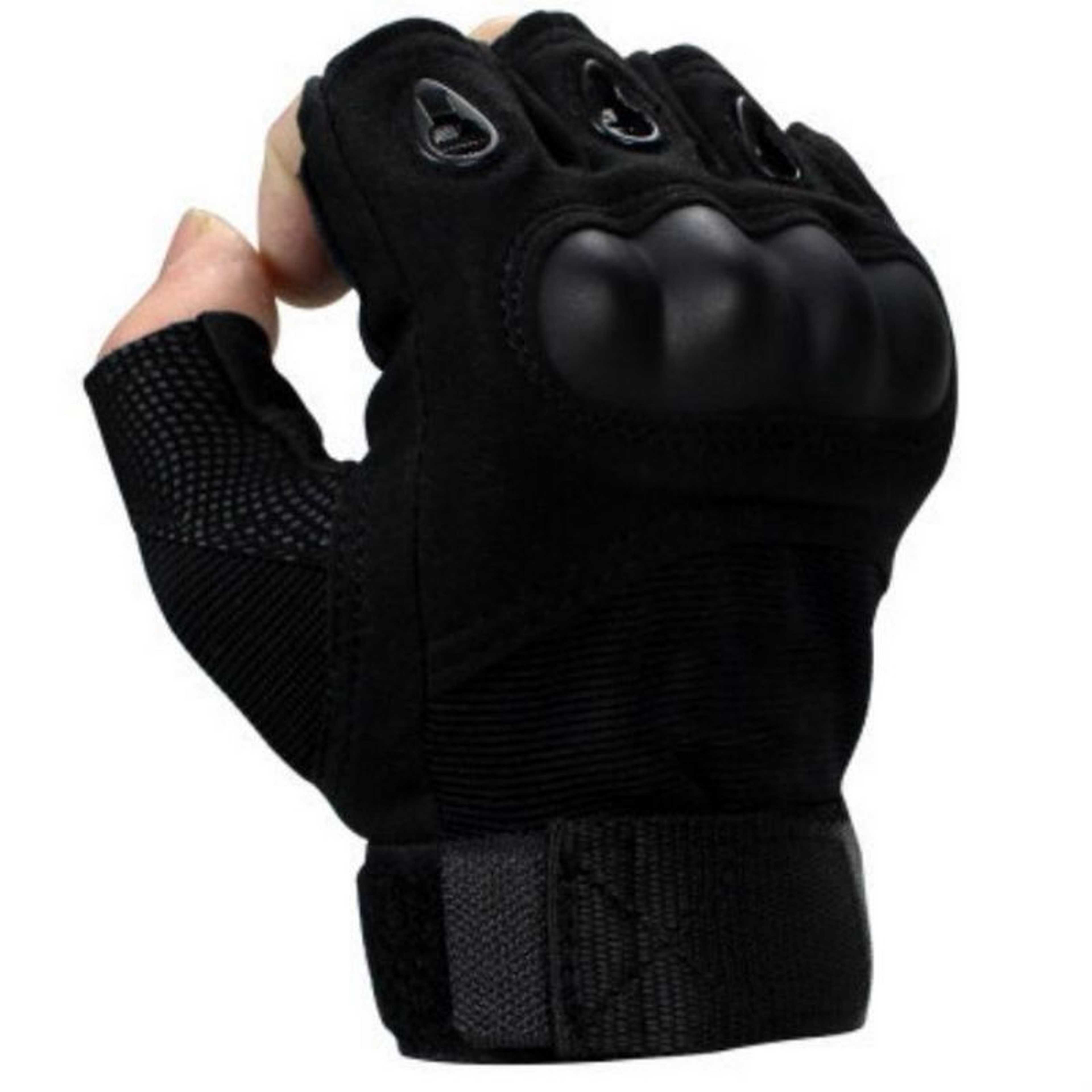 Outdoor Gloves Half Finger Hard Tortoise Shell