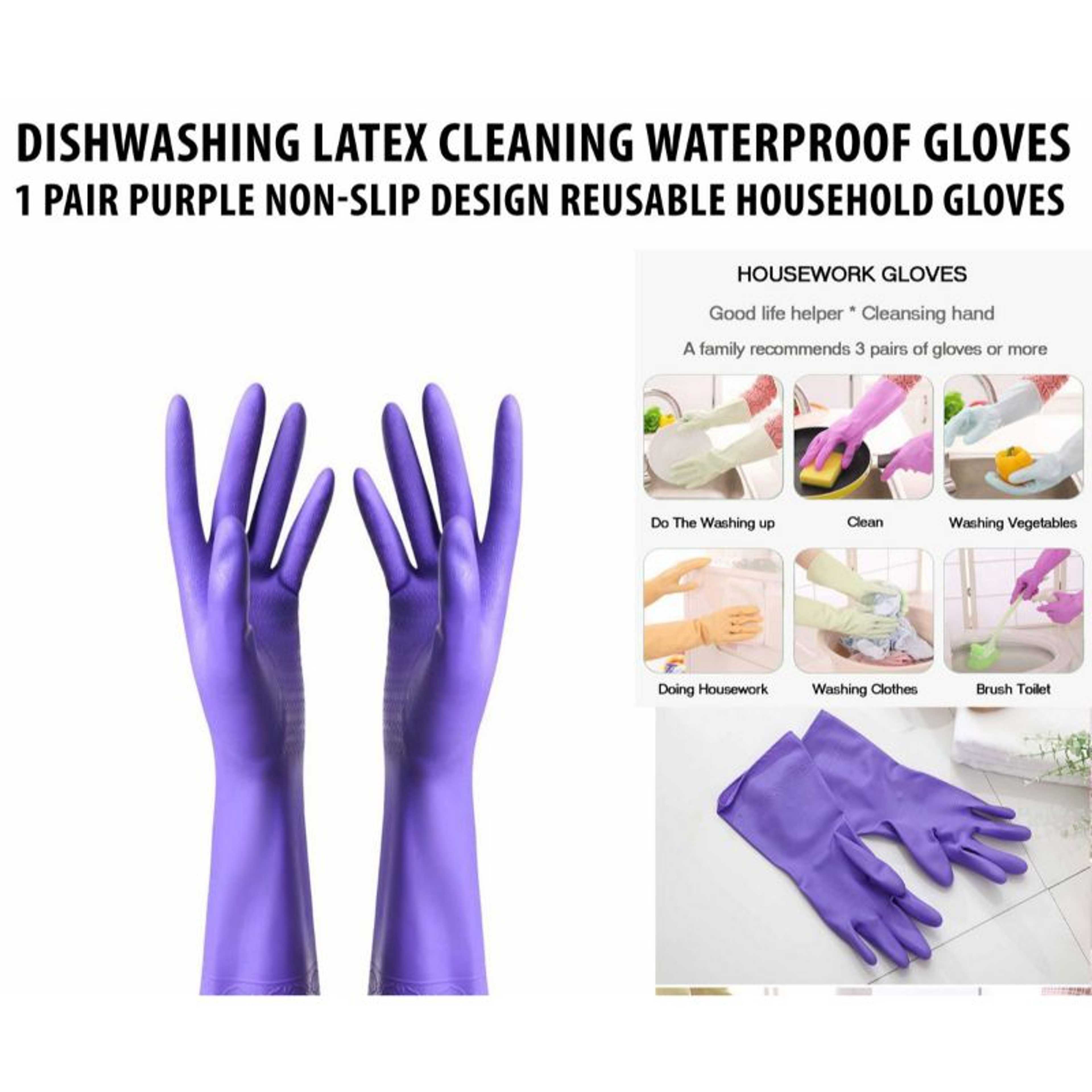 kitchen Washing Hand cleaning Gloves  waterproof gloves for Washing Dishes or Clothes household durable