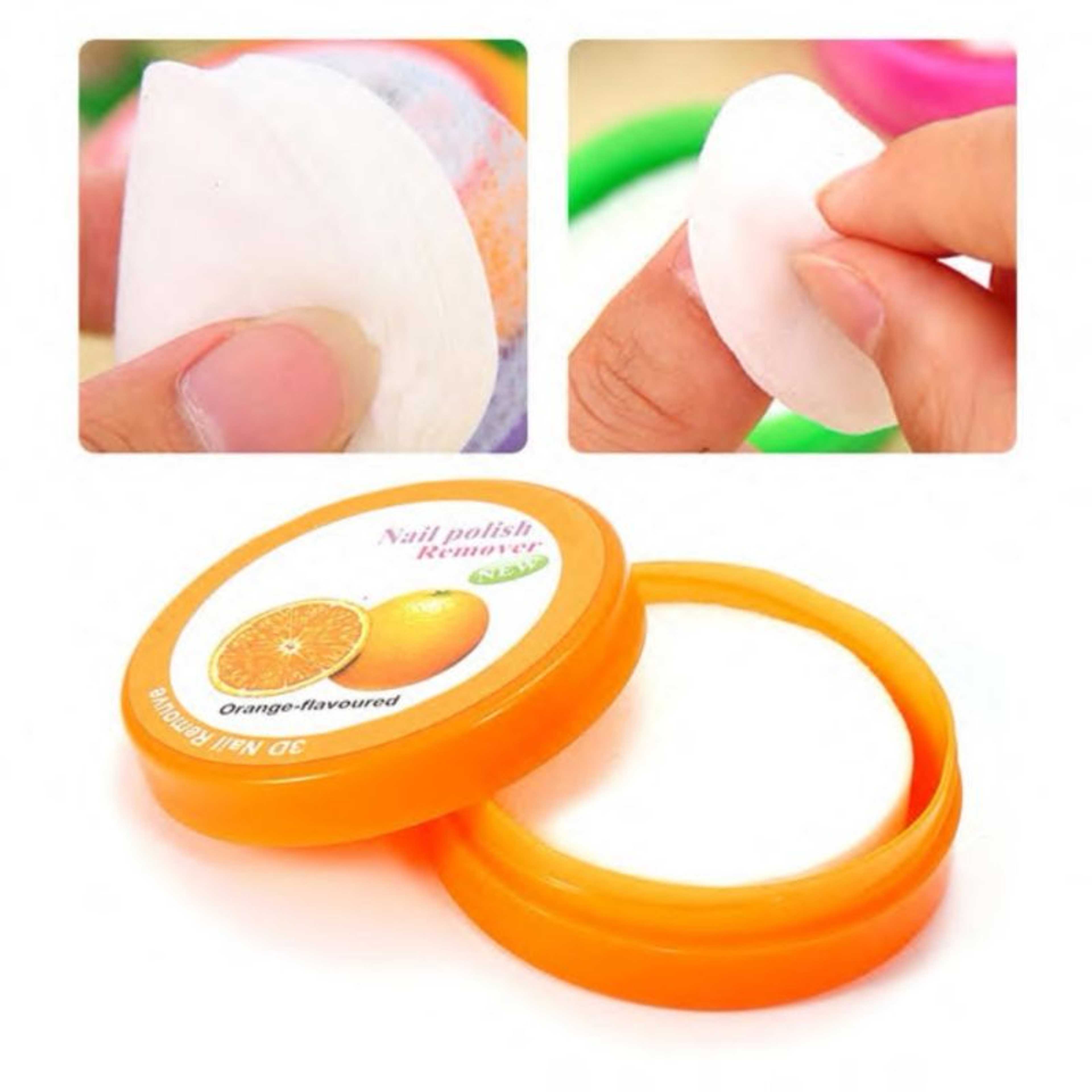 Non-Toxic Nail Polish Remover 25 Pads Fruit Polish Remover - Product Main Image