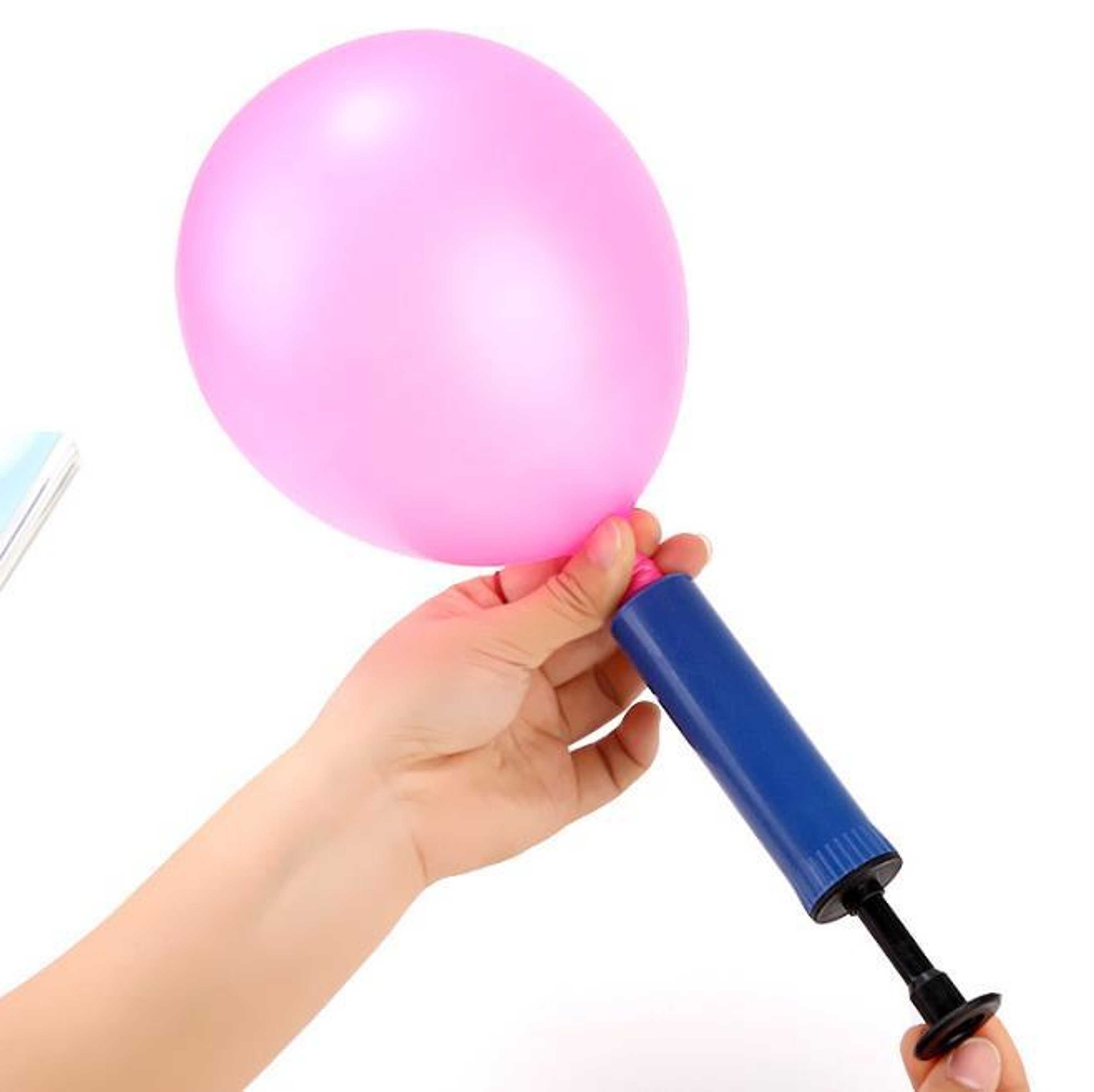 Mini Plastic Hand Held Ball Party Balloon Inflator Air Pump Portable Useful Balloon Decoration Tools