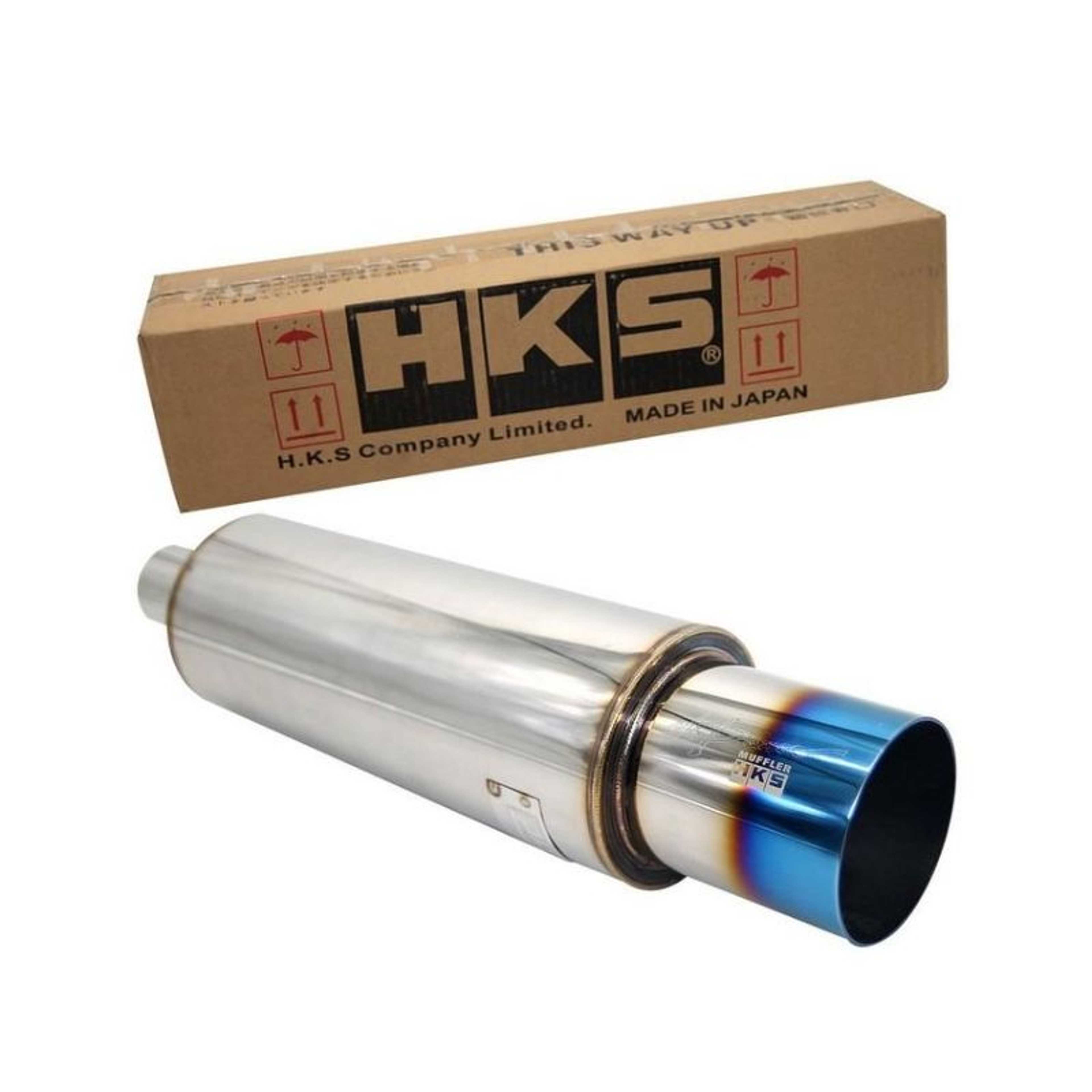 HKS Muffler Exhaust Large - Silver