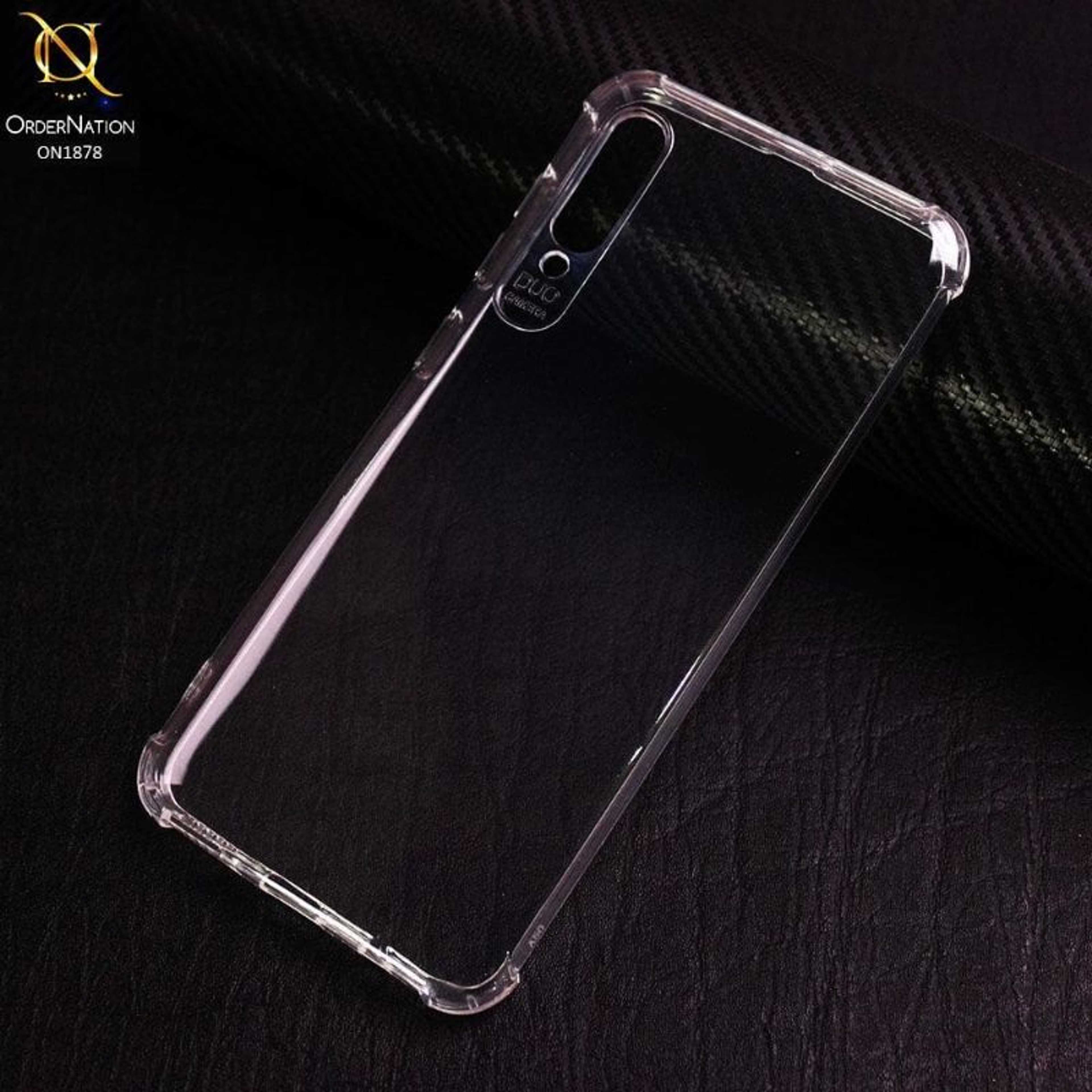 Samsung Galaxy A50 Cover - Soft 6D Design Shockproof Silicone Transparent Clear Case