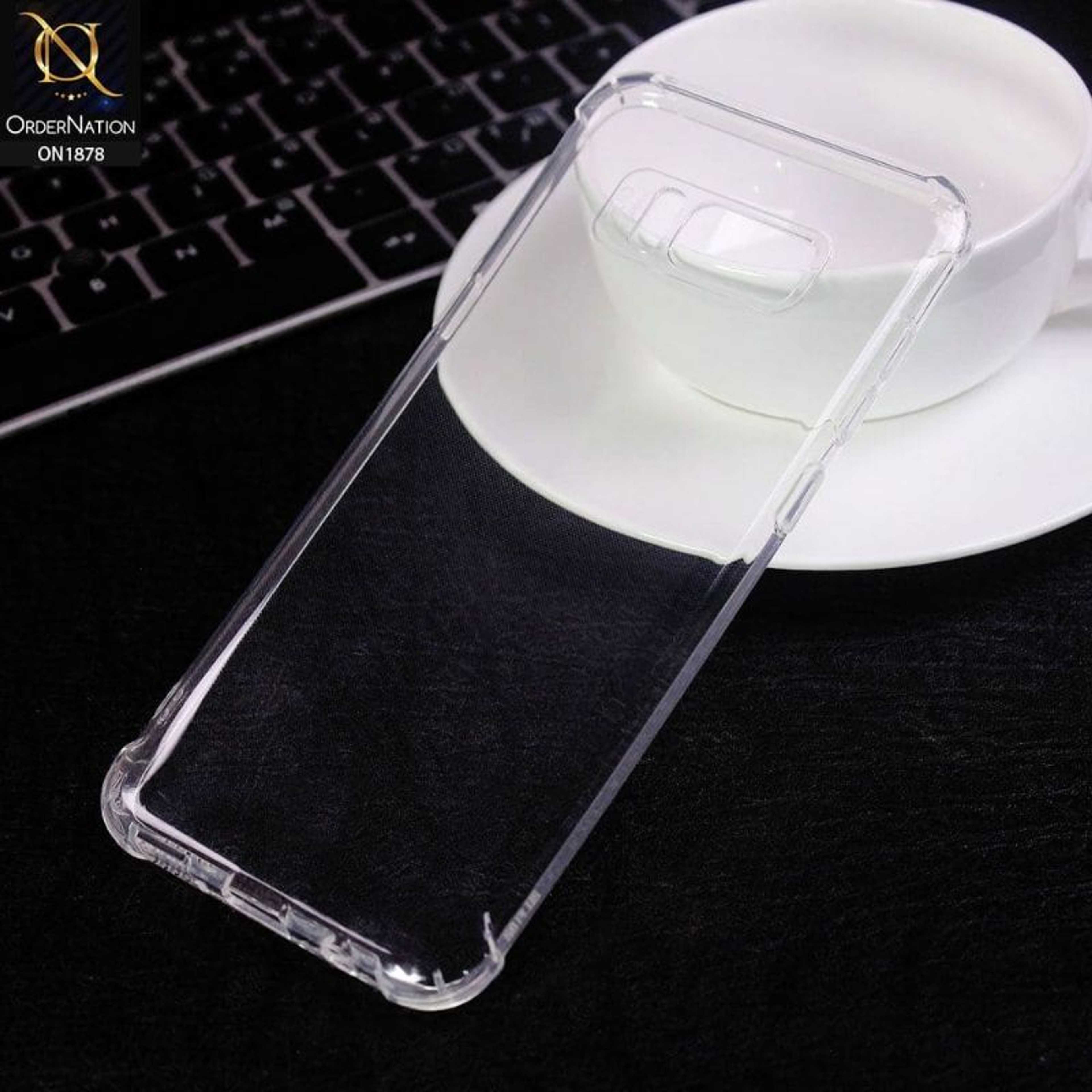 Soft 6D Design Shockproof Silicone Transparent Clear Case For Samsung Galaxy S8 Plus