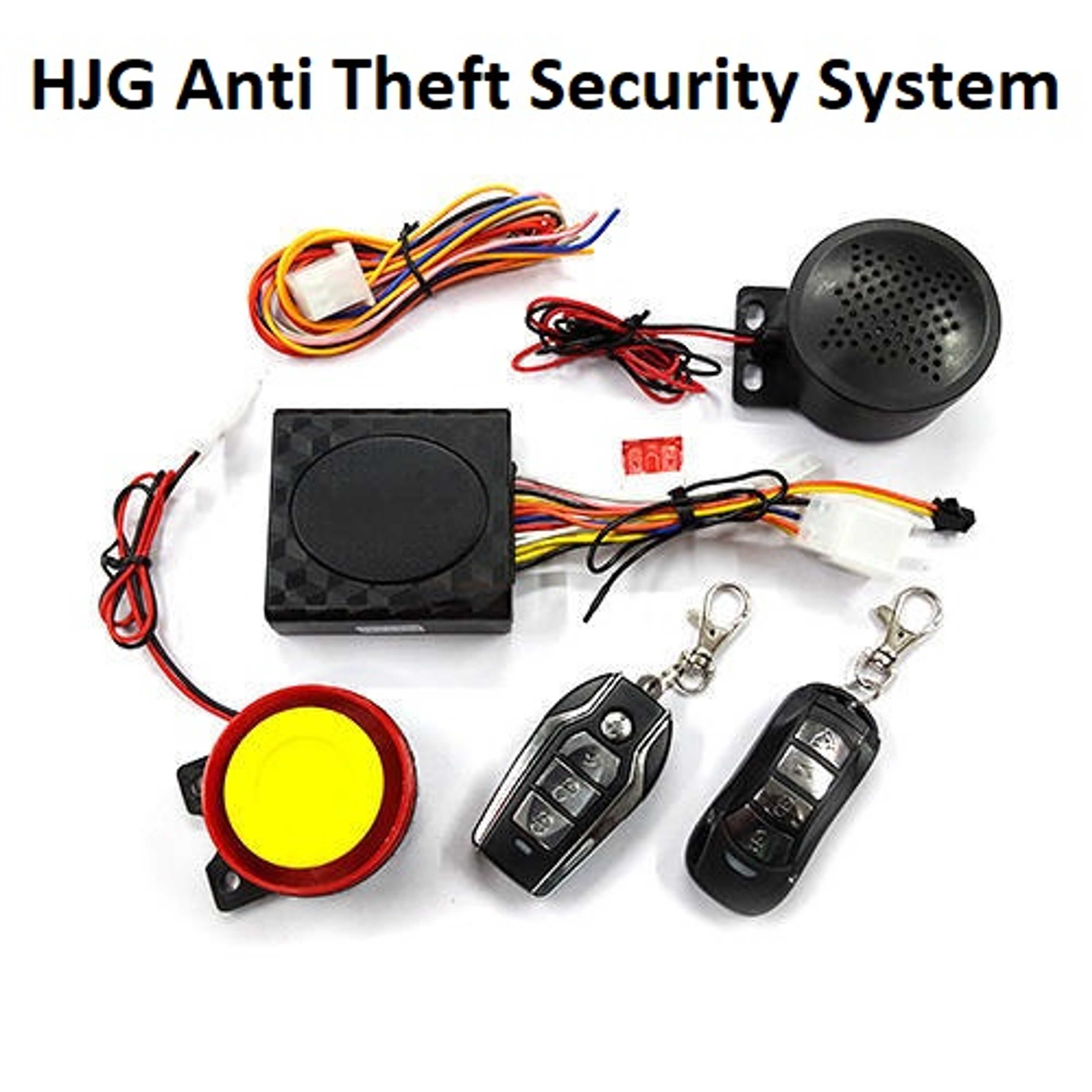 HJG Bike Security Alarm System With Remote For All Bikes (Premium Quality)