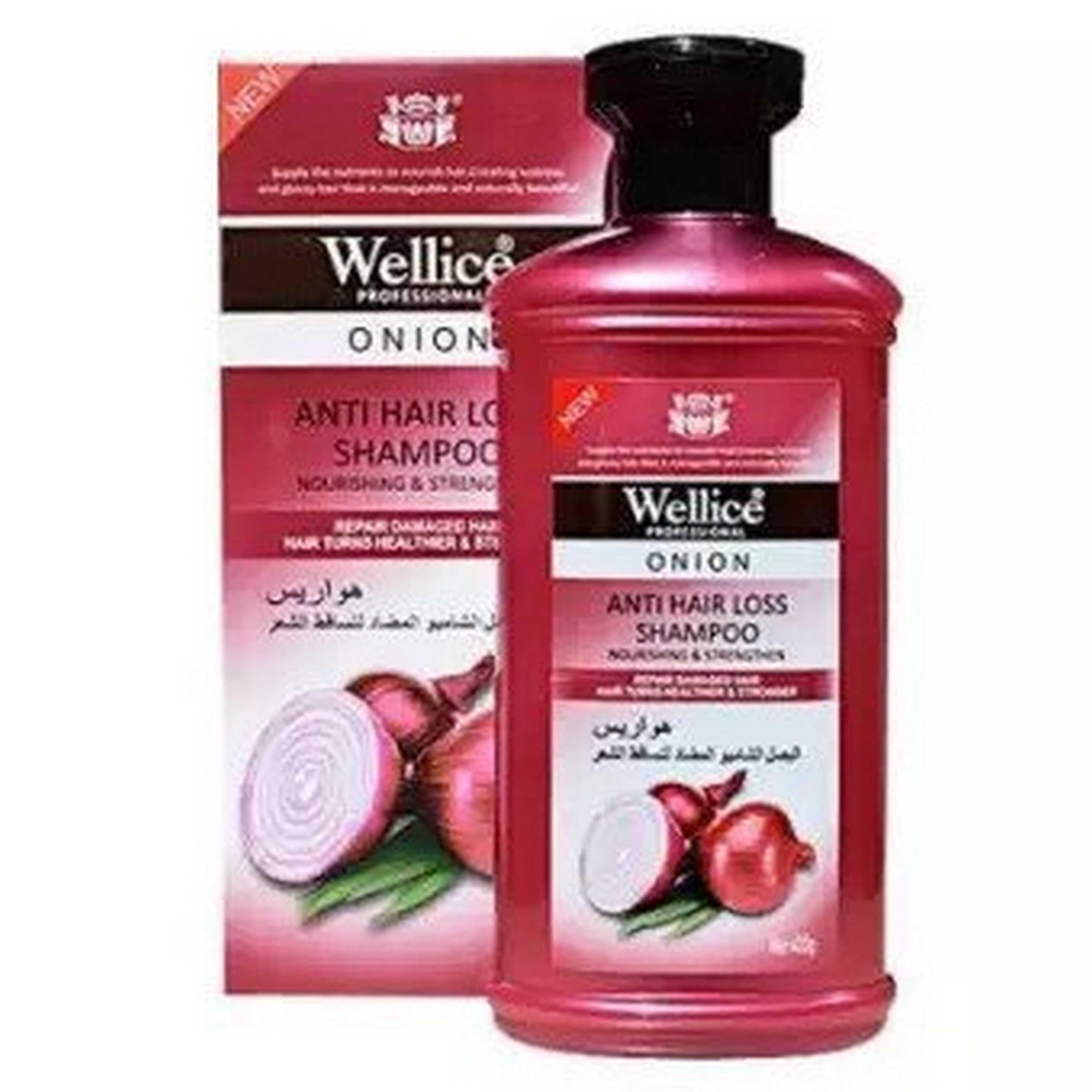 Wellice Onion Anti Hair Loss Shampoo - 400g - Product Main Image
