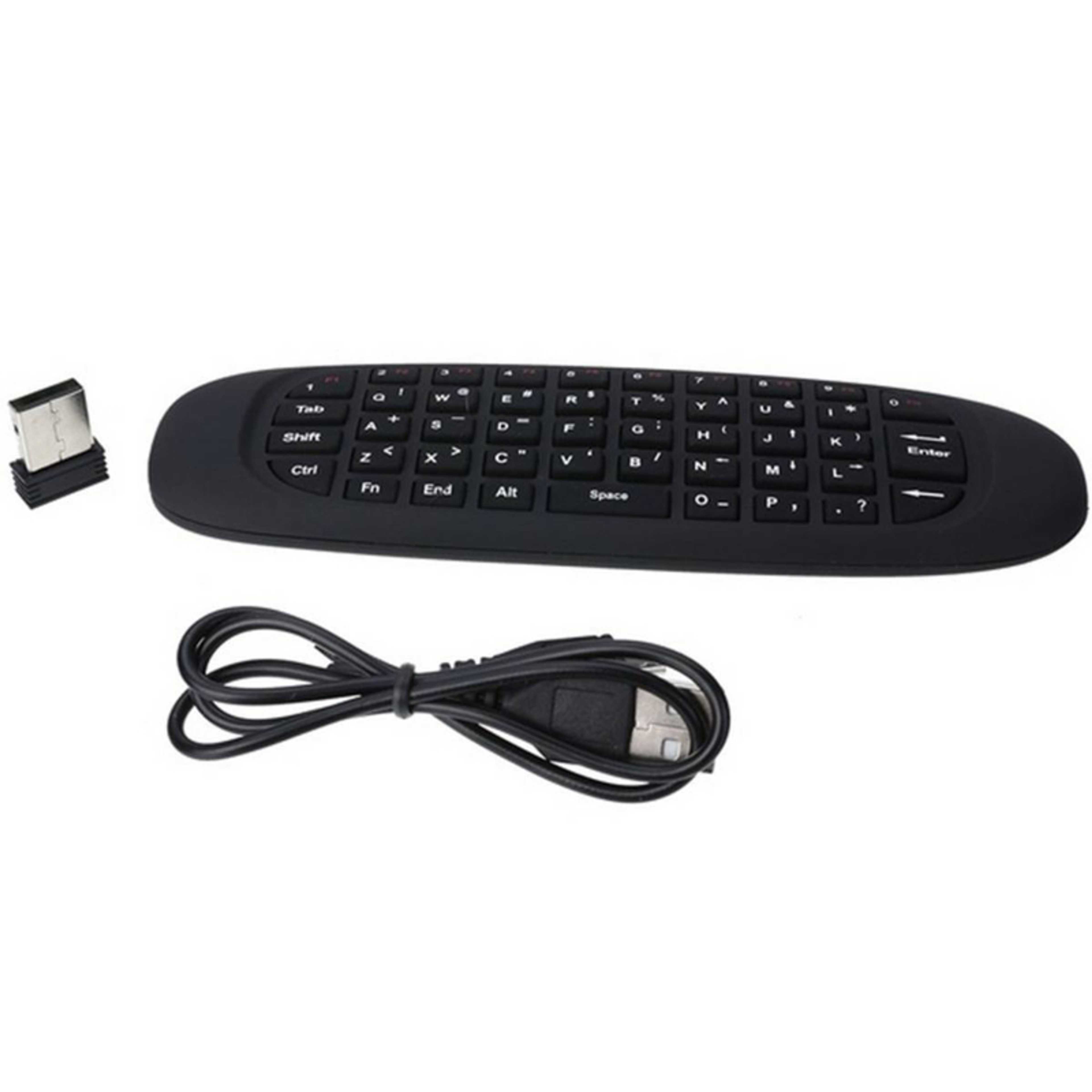2.4GHz Flying Mouse 6-Axis Gyroscope Wireless Air Mouse Keyboard Remote Control For Smart TV PC