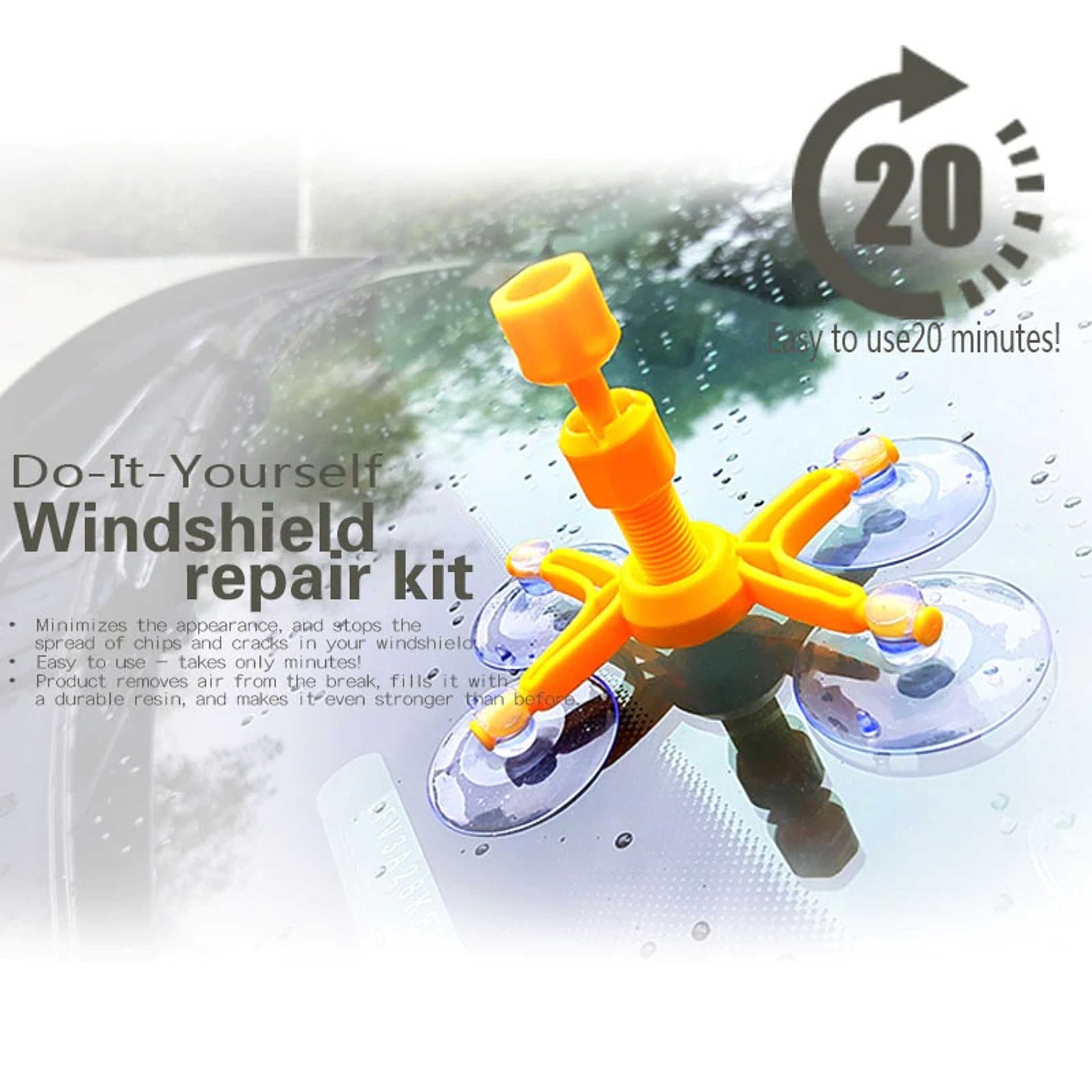 DIY Car Windshield Glass Scratch Kit Repair Tool Windscreen Crack Restore