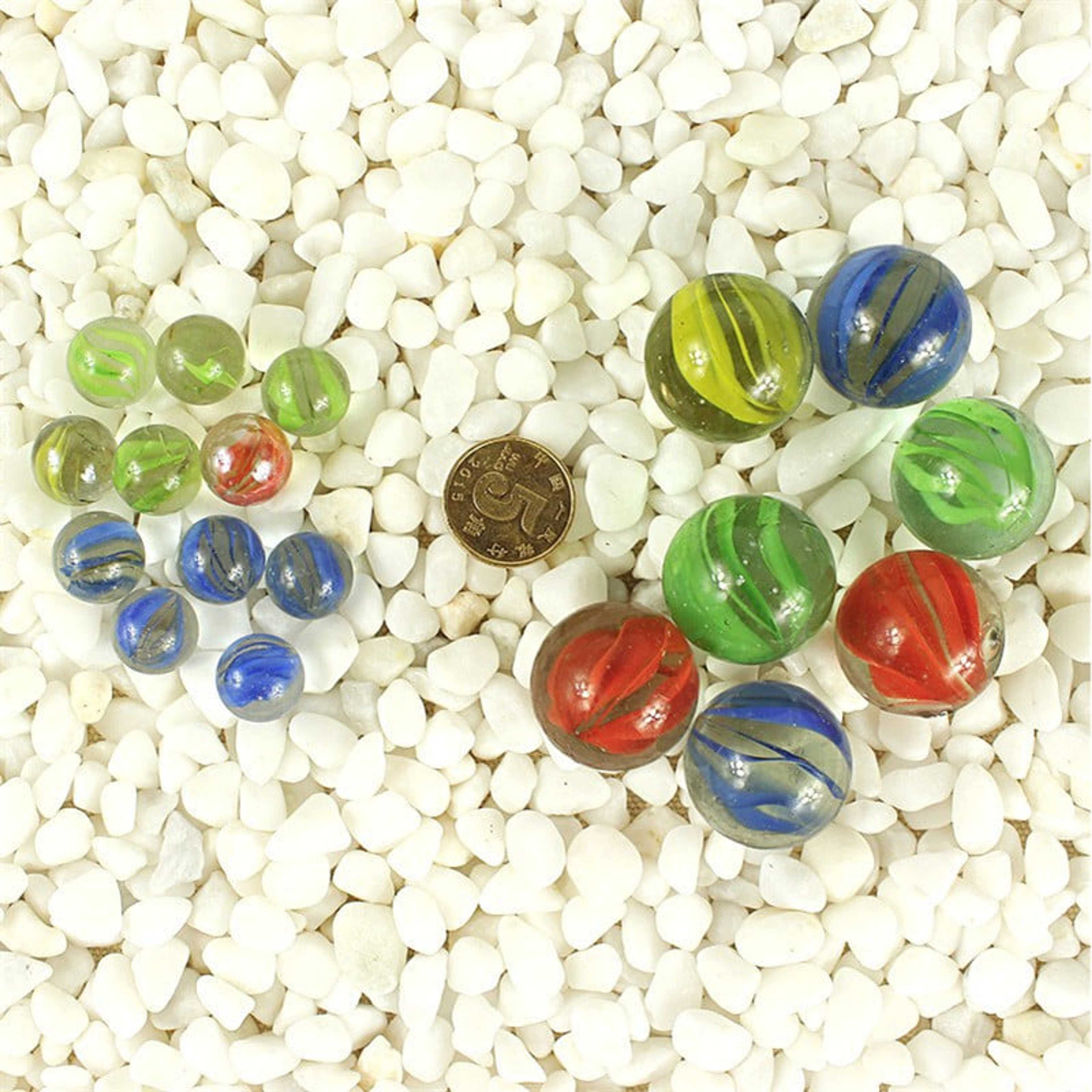 200 PCS Of Glass Balls 12mm Kids Playing Games Pots And Aquarium Decorative Marbles Beads