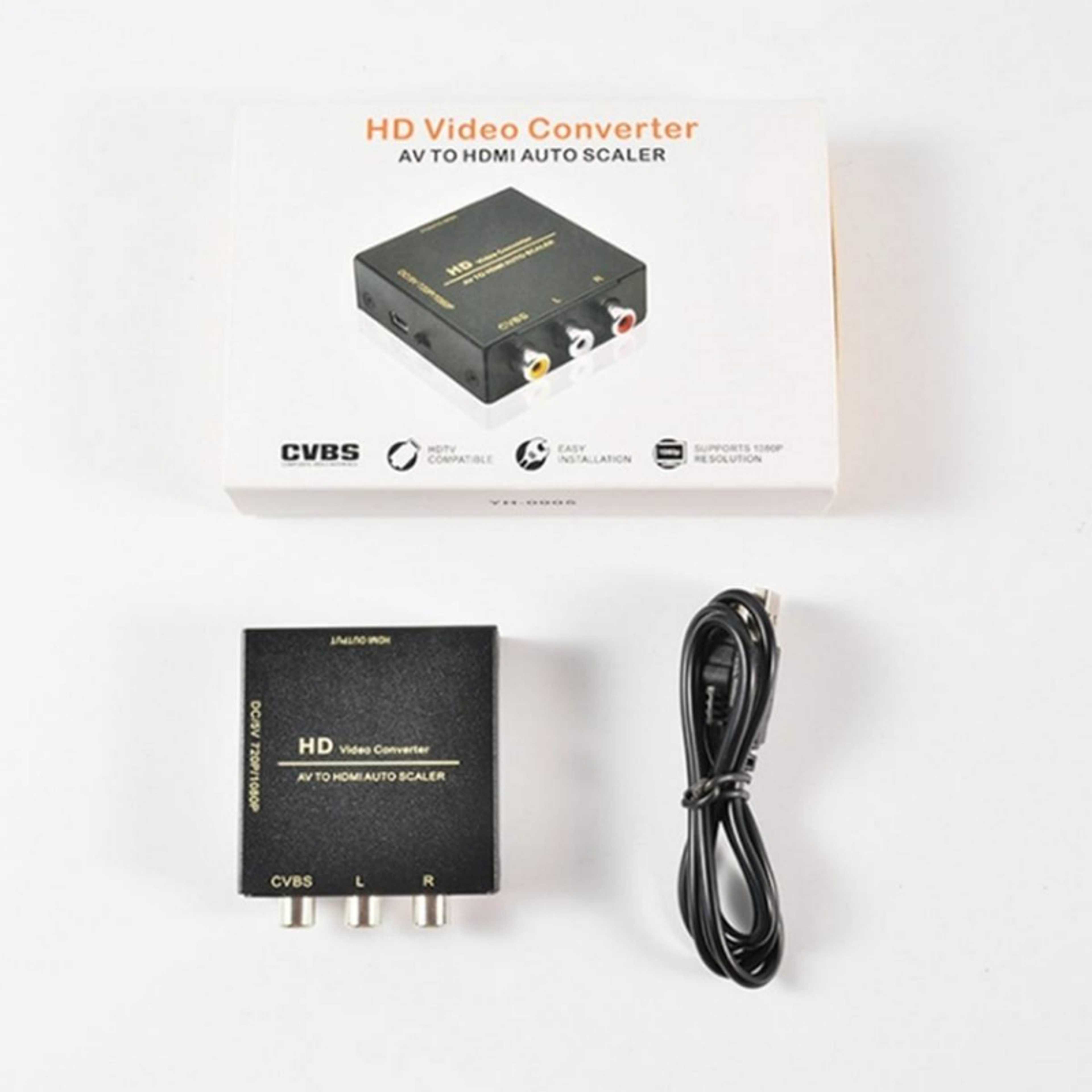 AV To HDMI Adapter RCA To HDMI HD Converter 1080p