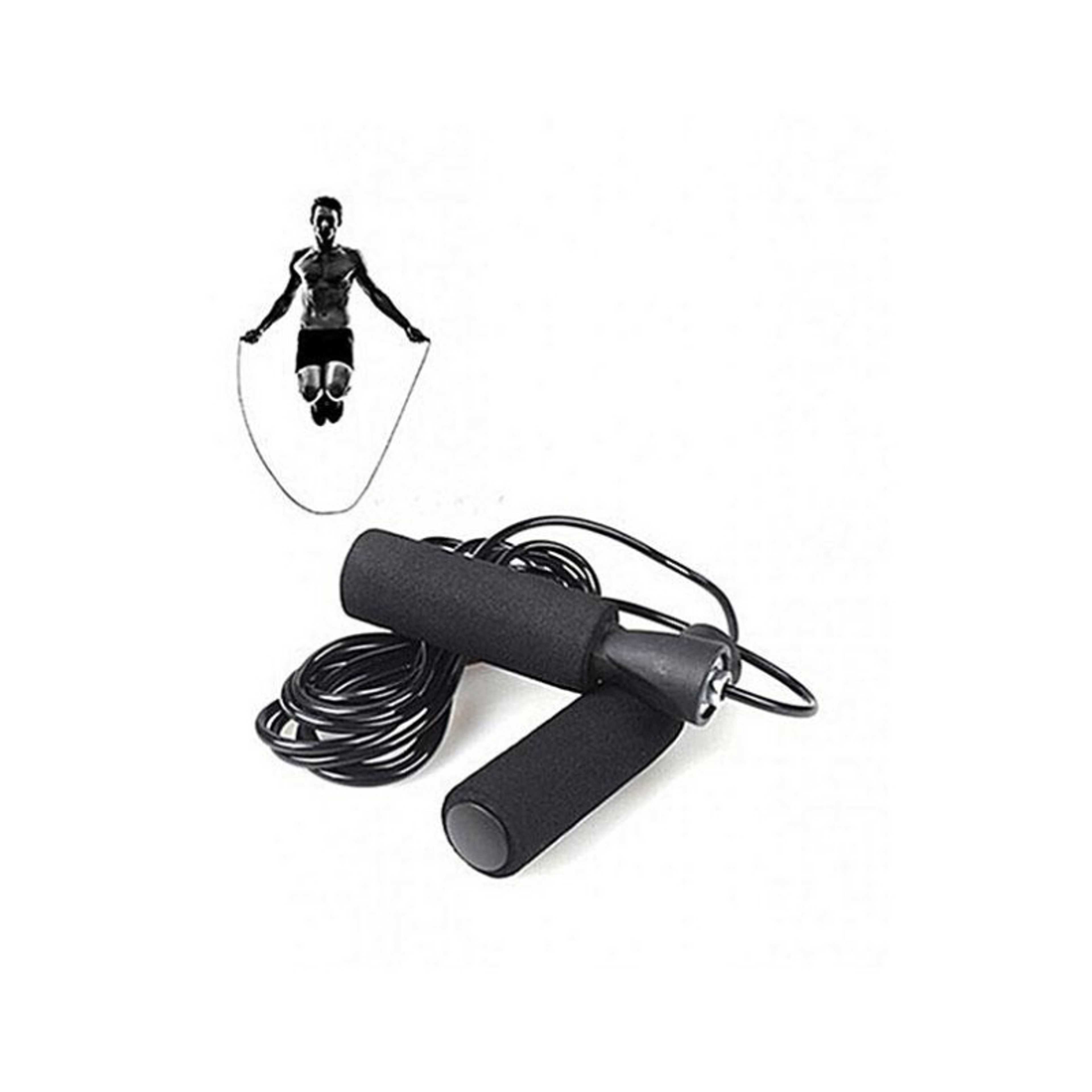 Skipping Ropes For Workout And Speed Skip Training - Black - Product Main Image