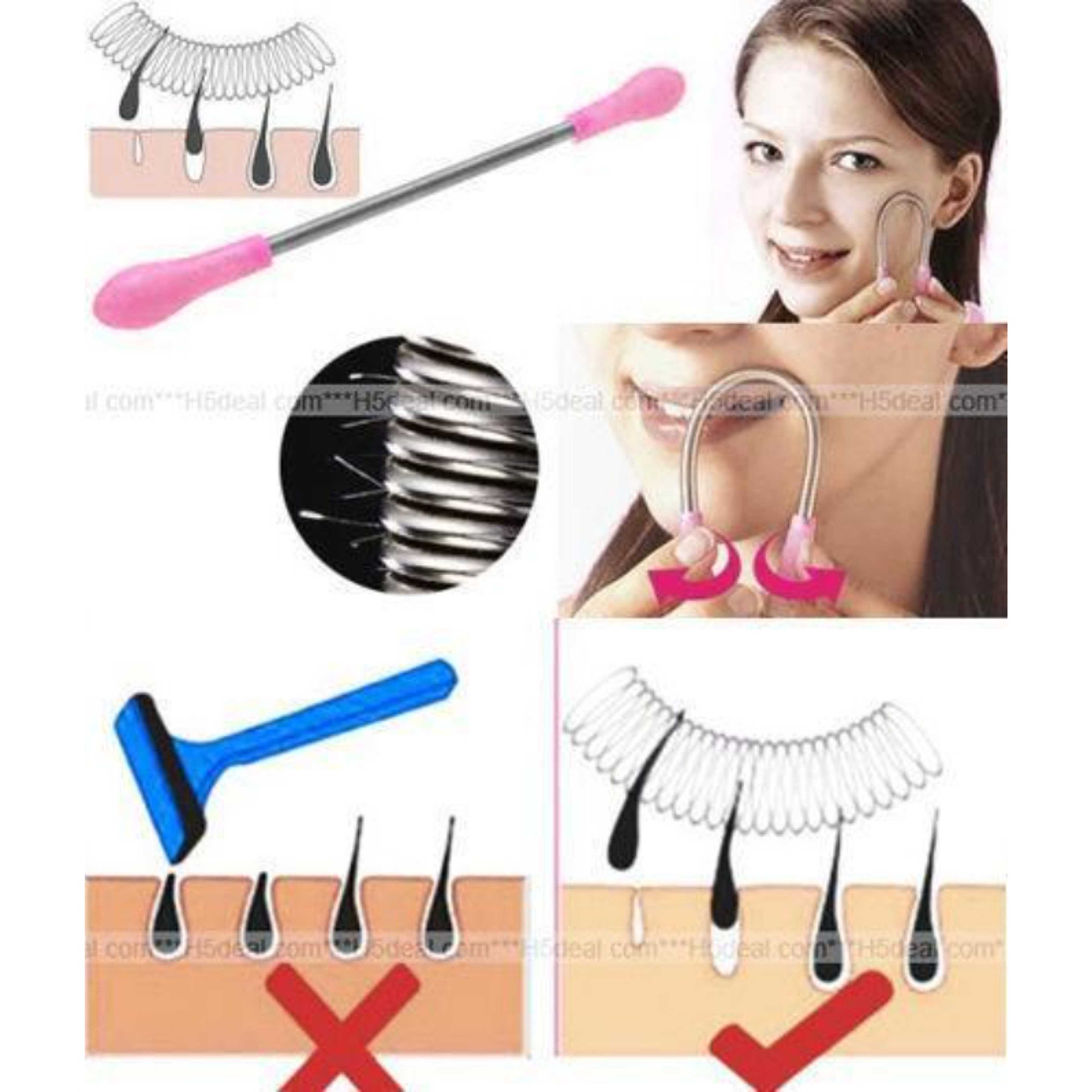 Face Facial Hair Remover Stick Removal Threading Tool