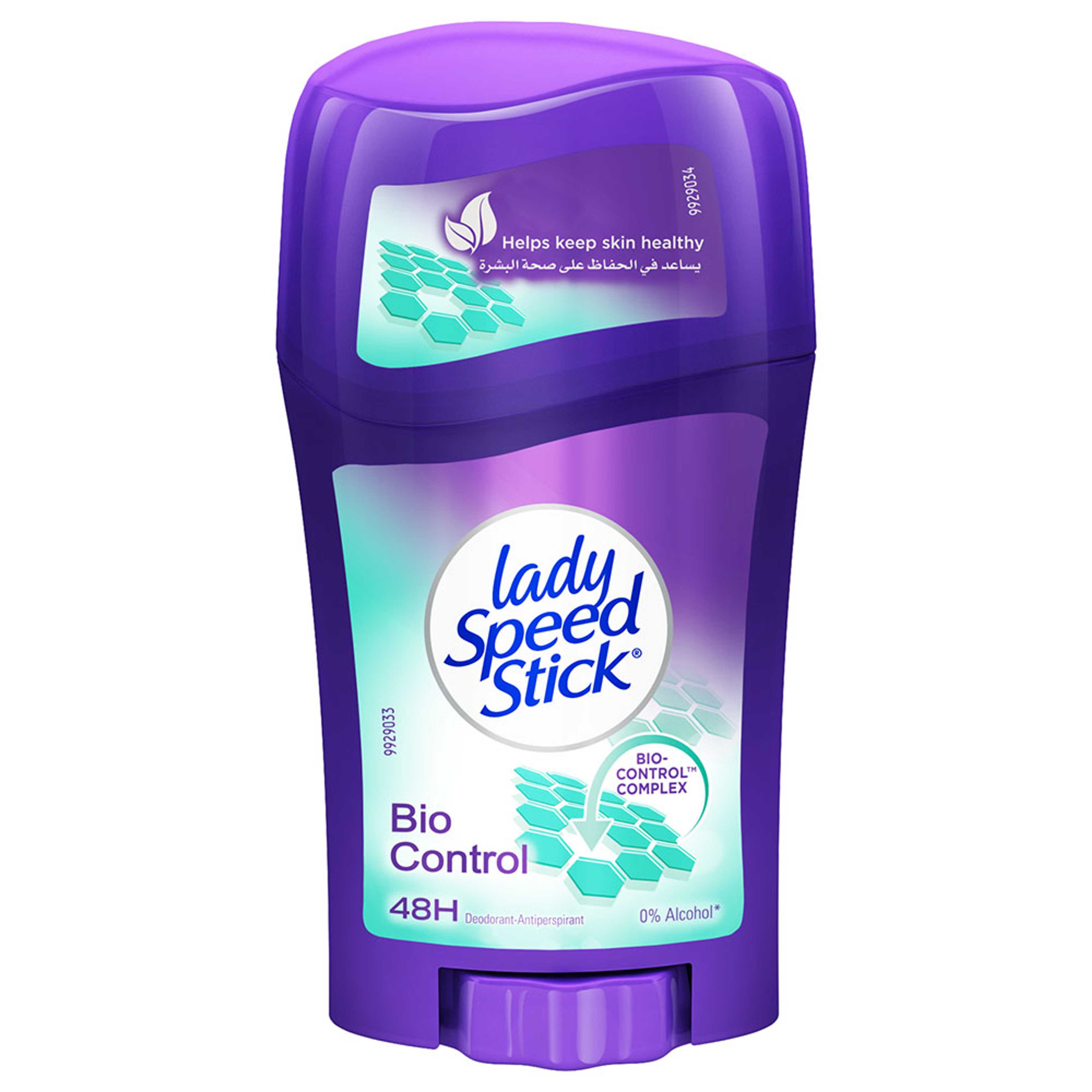 LADY SPEED STICK BIO CONTROL DEODORANT & ANTIPERSPIRANT 45 GRAMS