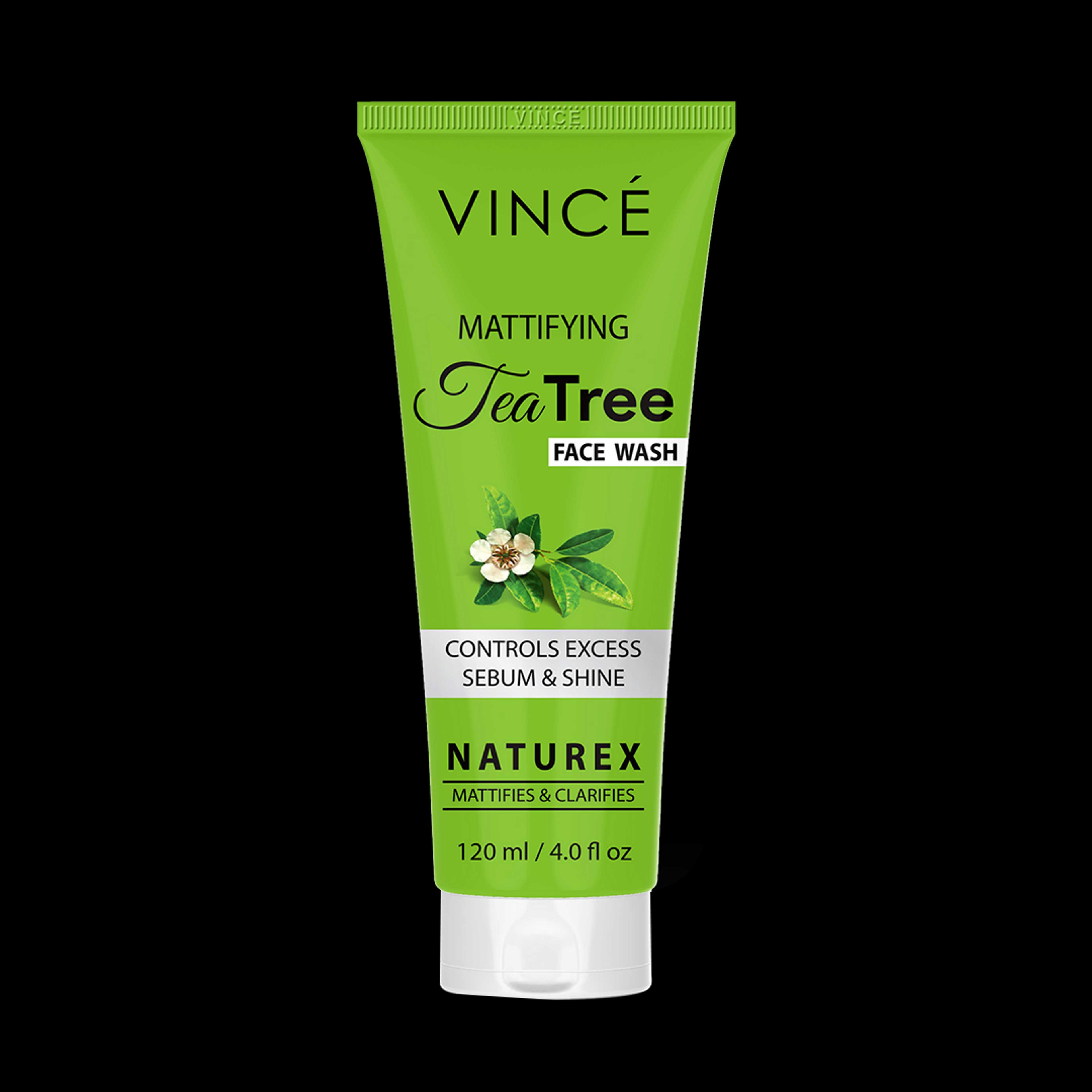 Face Wash Tea Tree MATTIFYING  Control Excess Sebum and Shine By Vince_120ml - Product Main Image