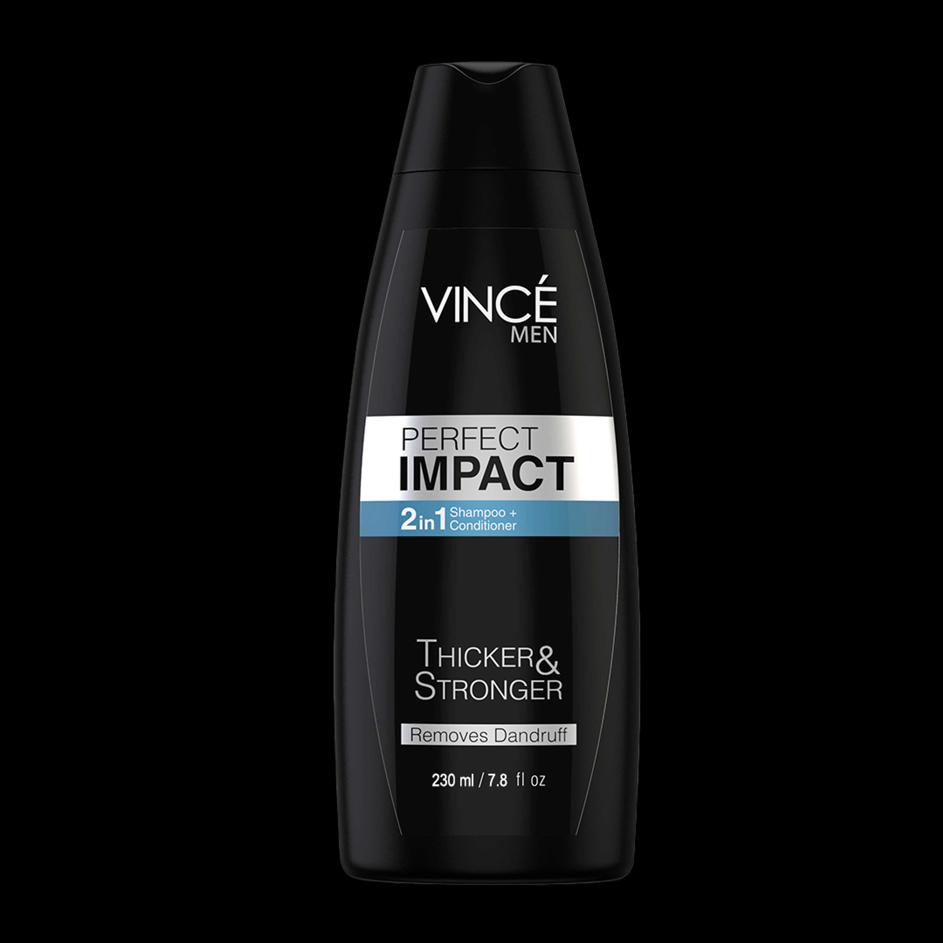 Vince_Shampoo within Conditioner Perfect Impact Men Shampoo 2 in 1 shampoo + Conditioner Thicker And Stronger Removes Dandruff By Vince_230ML - Product Main Image