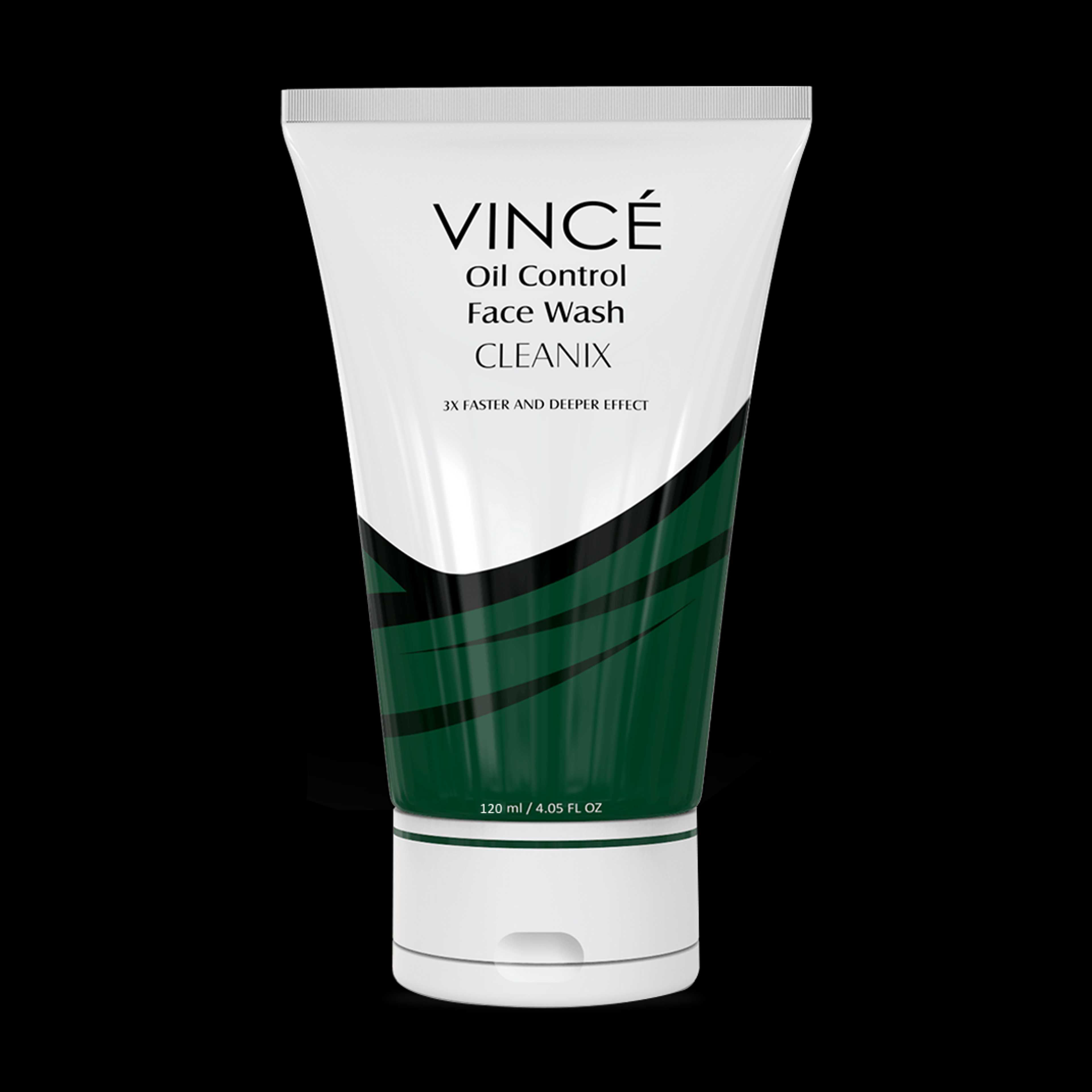 Face Wash Oil Control 3x Faster And Deeper Effect By VINCE_120ML - Product Main Image