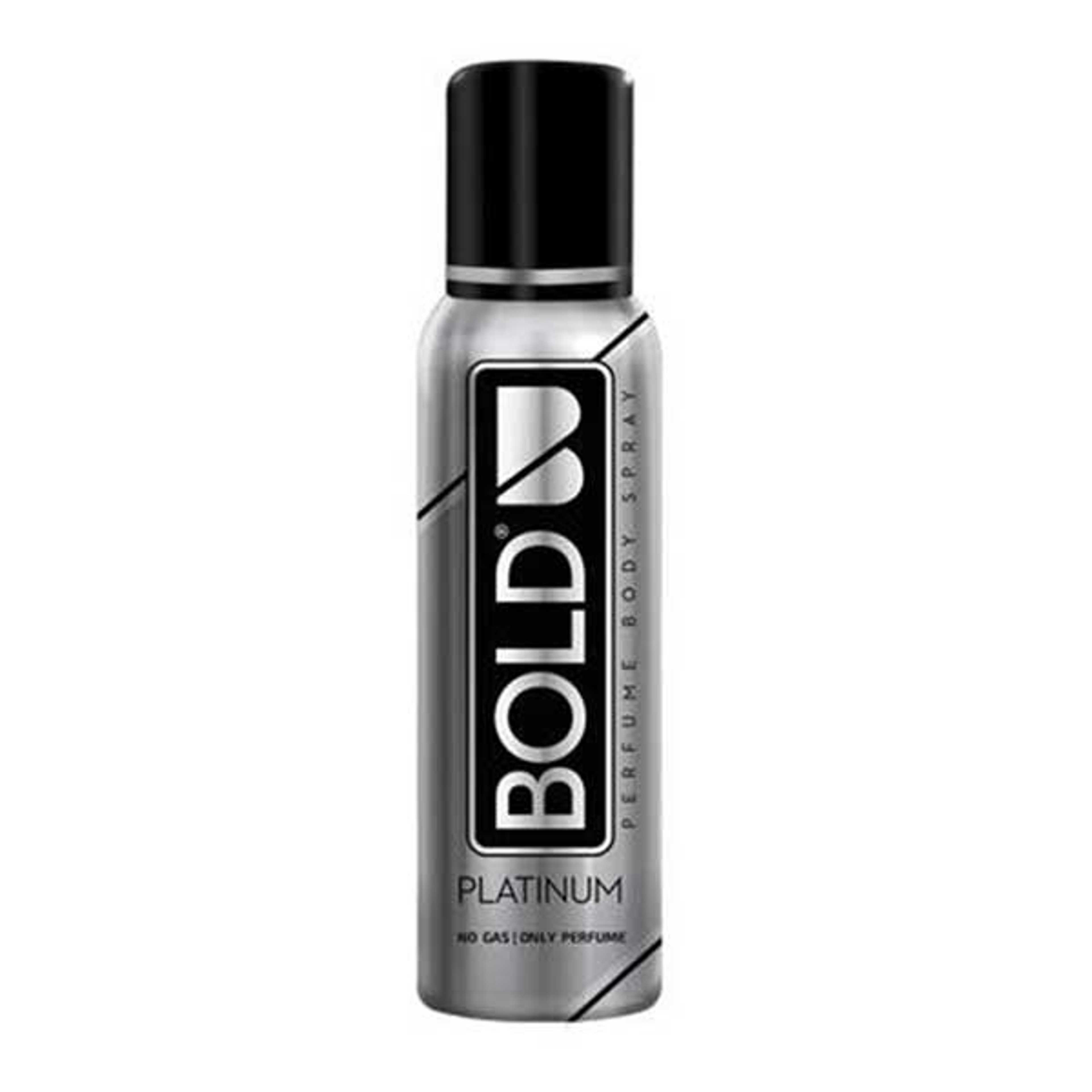 Bold Platinum Body Spray No Gas Only Perfume- 120ml