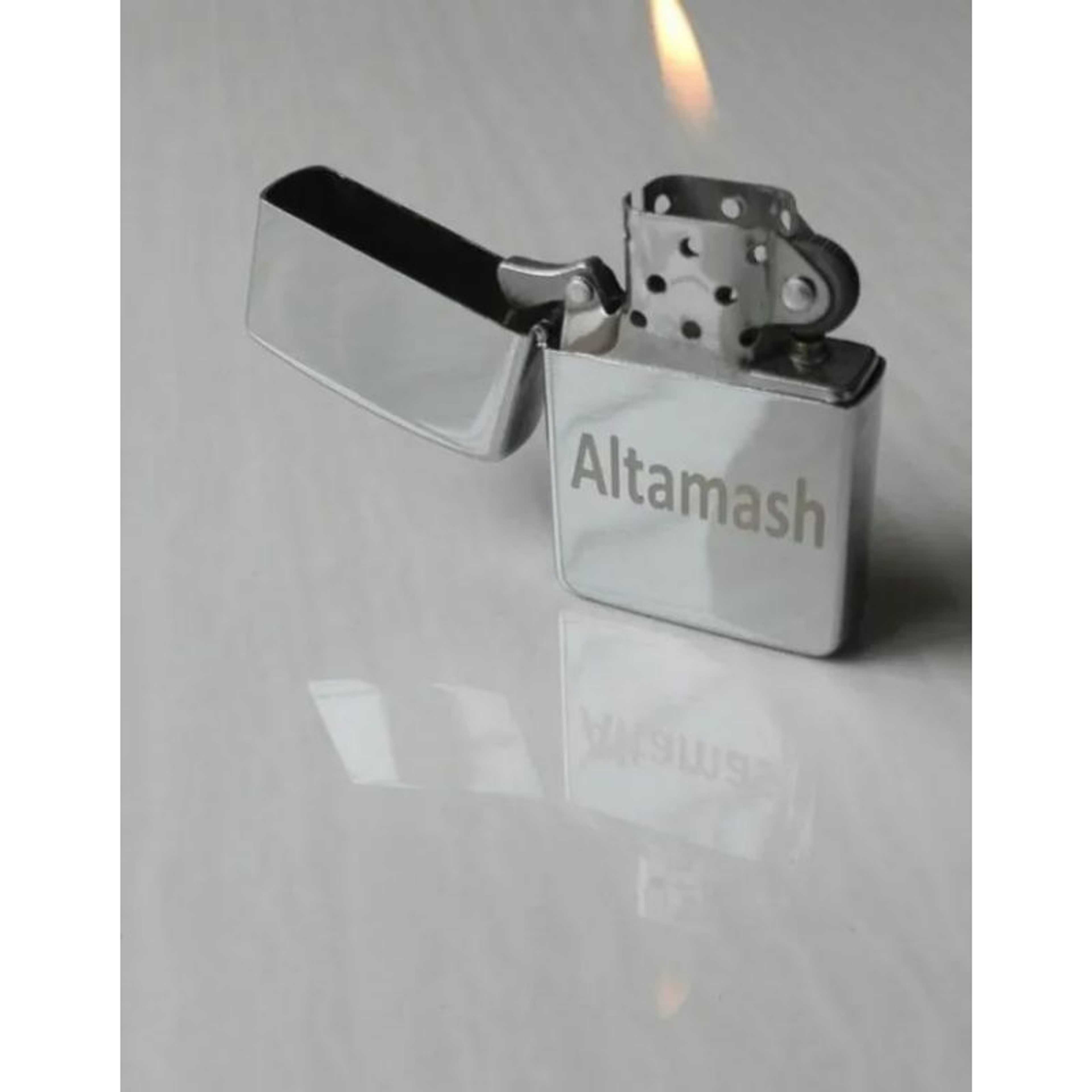 Silver Zippo with Name Engraved
