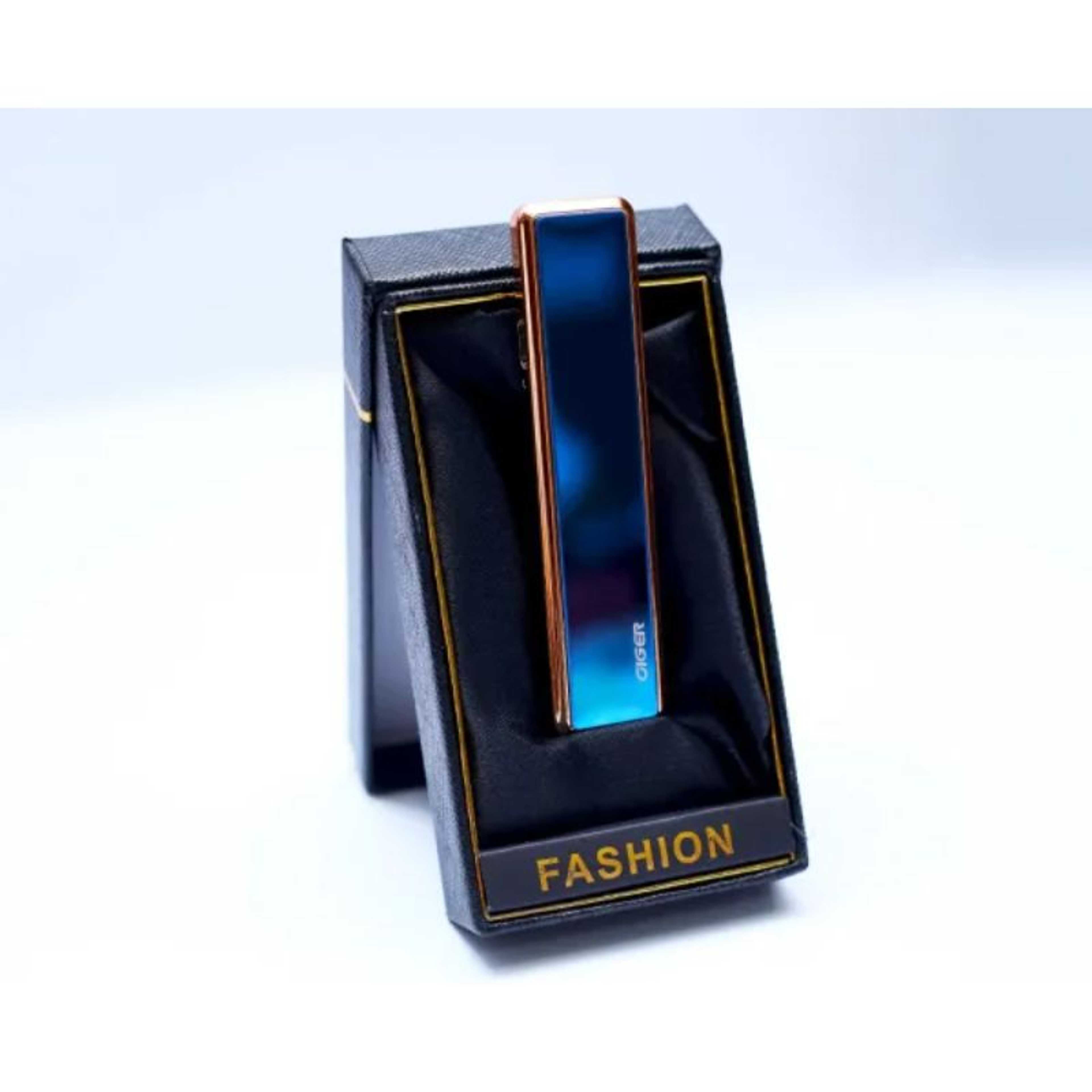 Premium Blue Electric Rechargeable Lighter with Name Engraved
