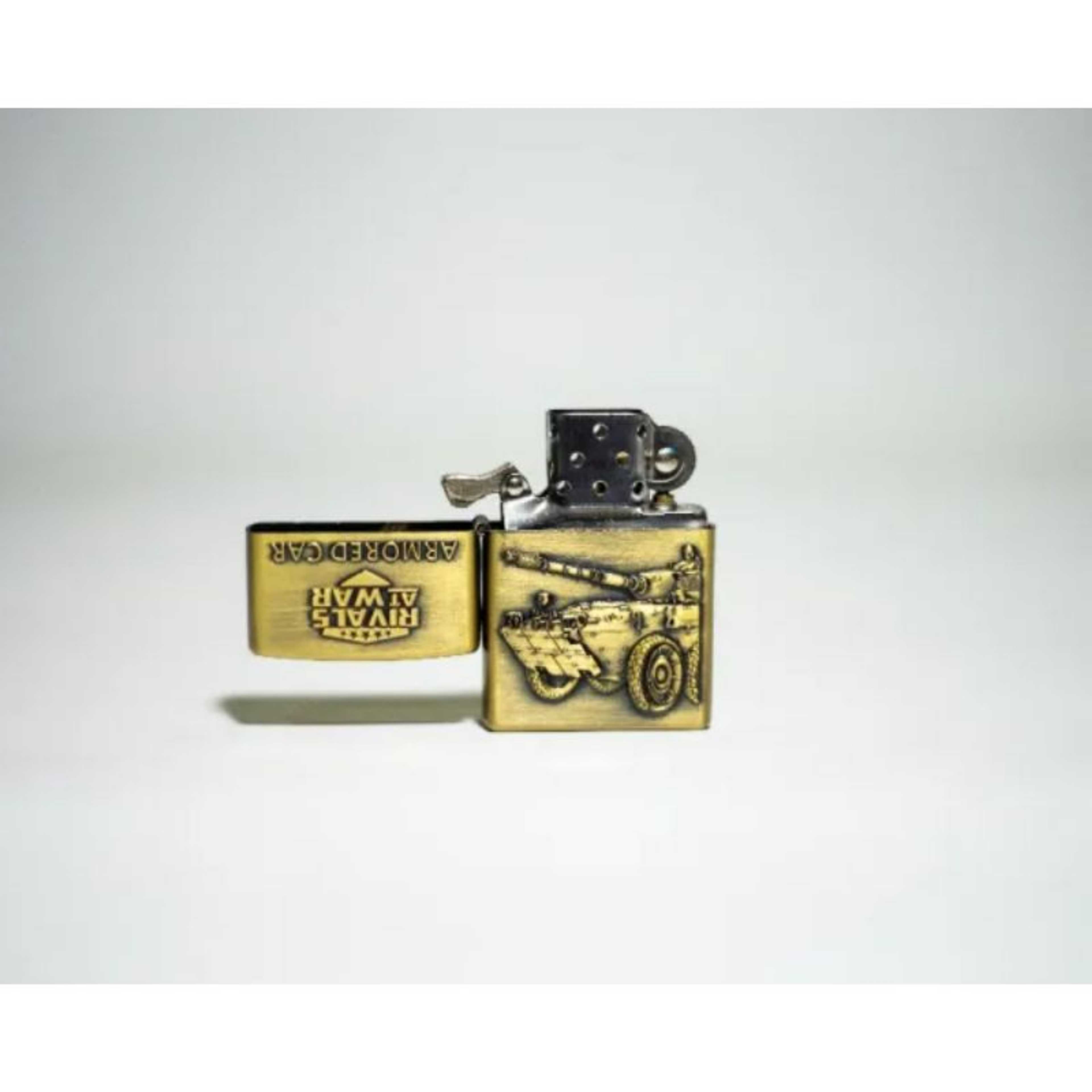 Premium Armored Car Golden Zippo
