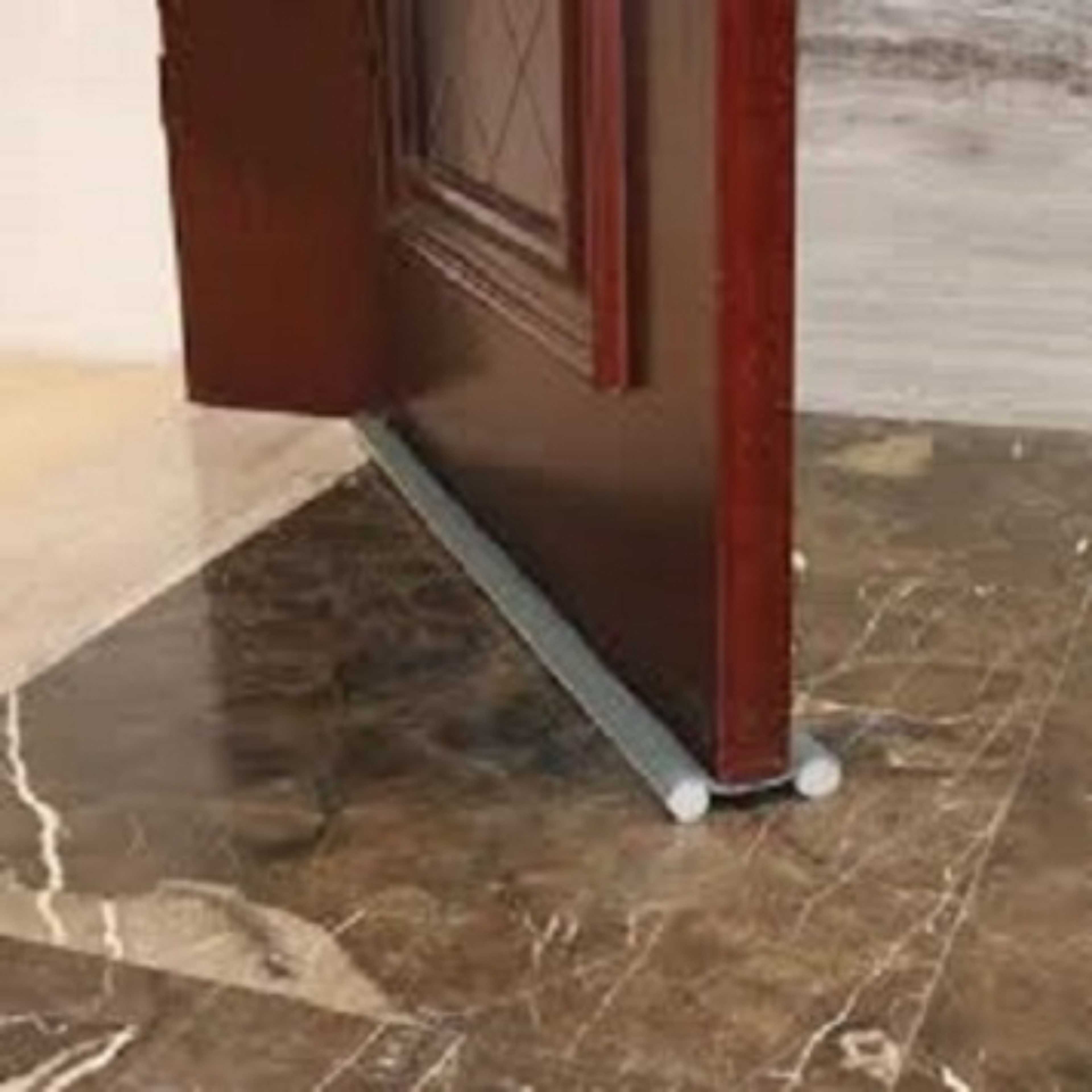 Door Air Stopper Door Bottom Seal Door Draft and Dust Stopper 44 Inches Brown Color Door Insect Protector - Product Main Image