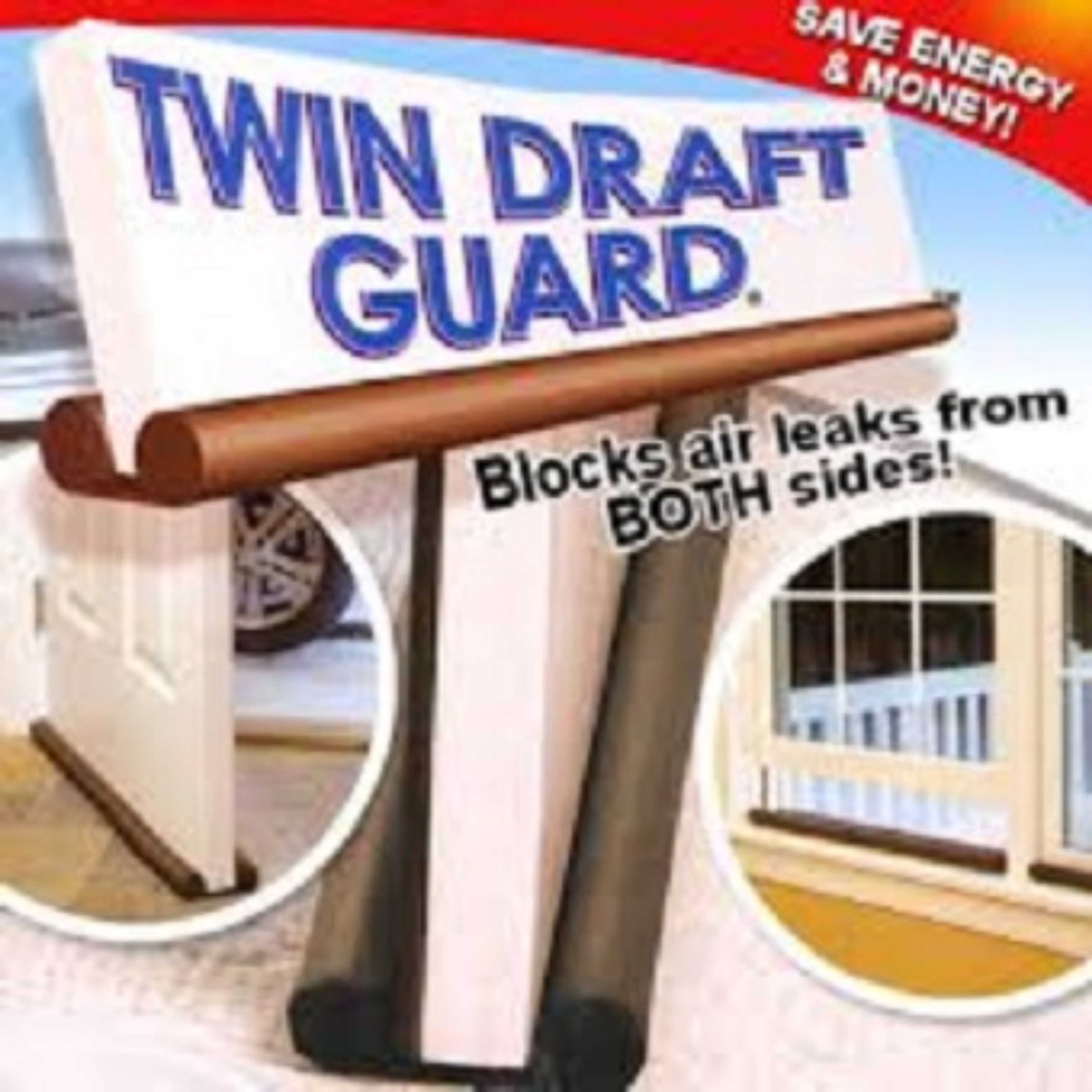 Pack of 4 Door Draft & Dust Stopper (Insect Protector) - 36 Inches - Black - Product Main Image