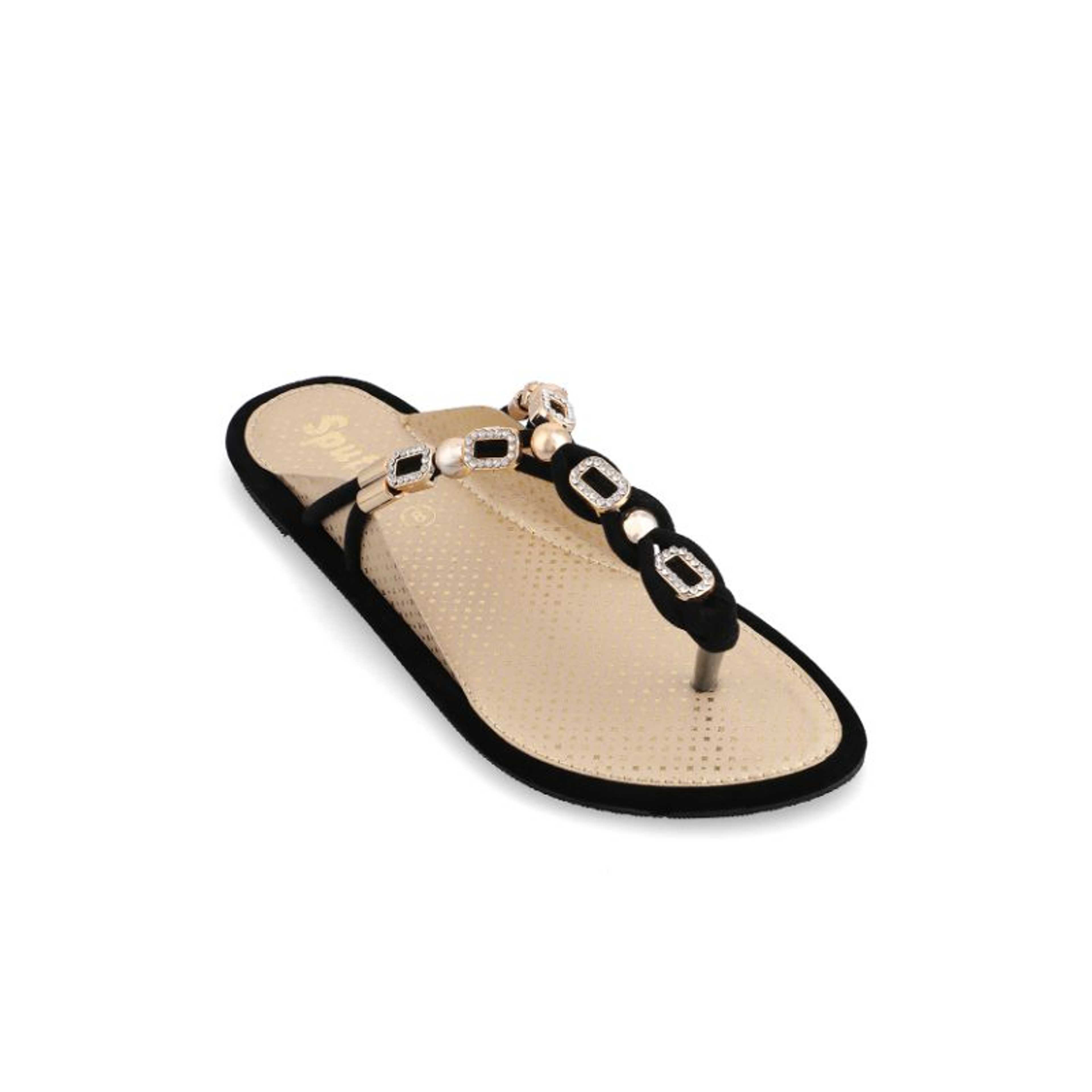 BLACK SUEDE FLAT G02131/2S0 - Product Main Image