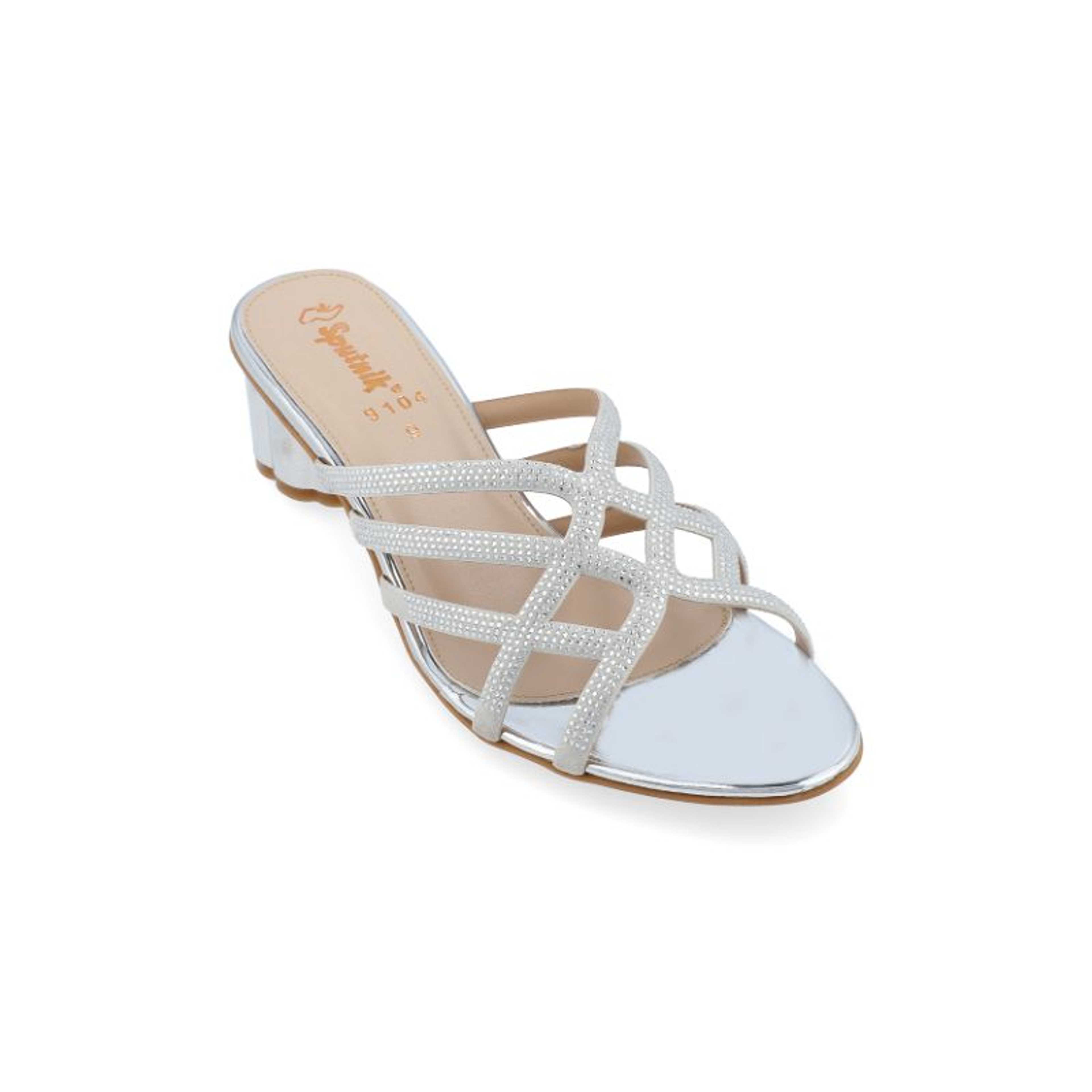 SILVER FANCY SLIPPER G02434/010 - Product Main Image