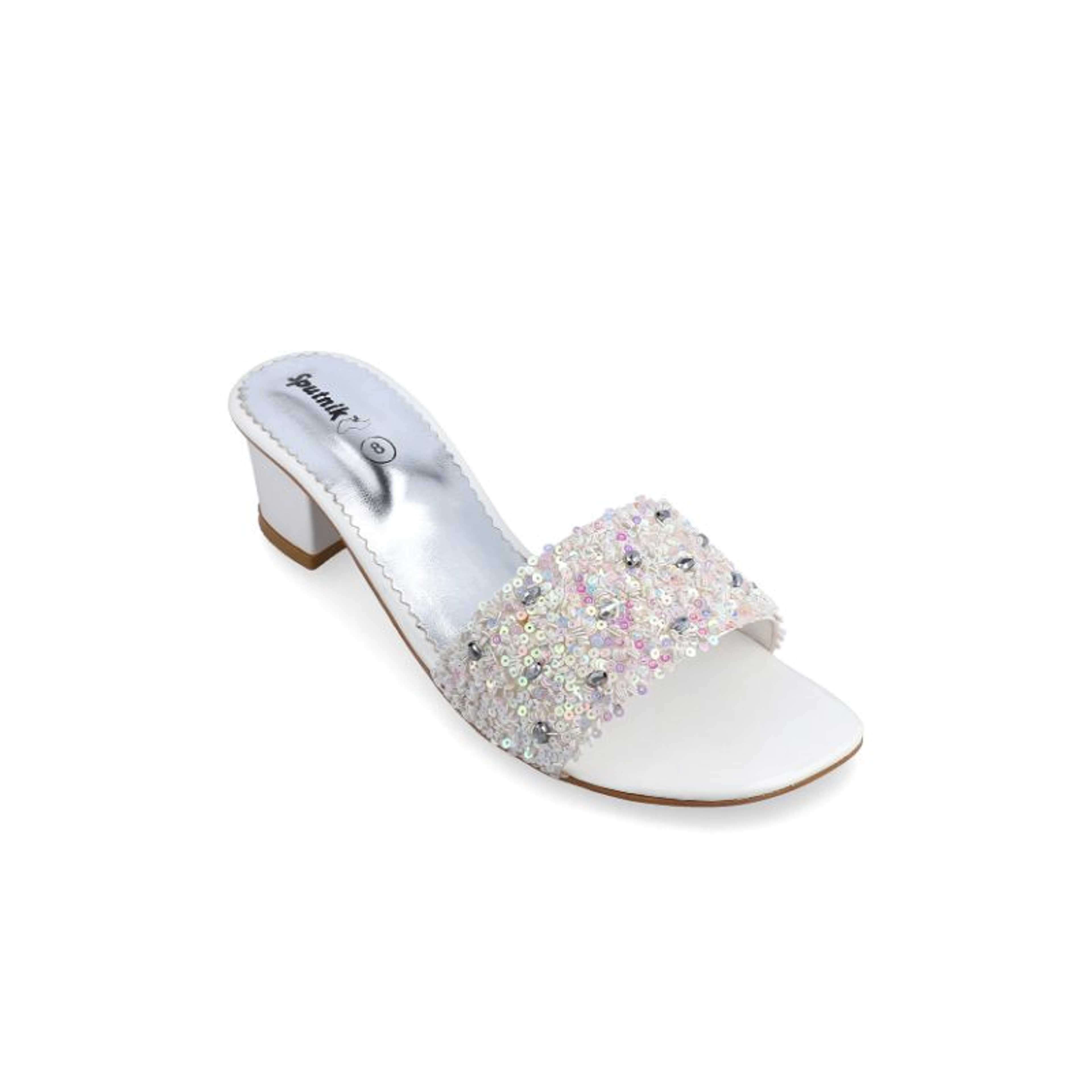 WHITE FANCY SLIPPER F02470/003 - Product Main Image