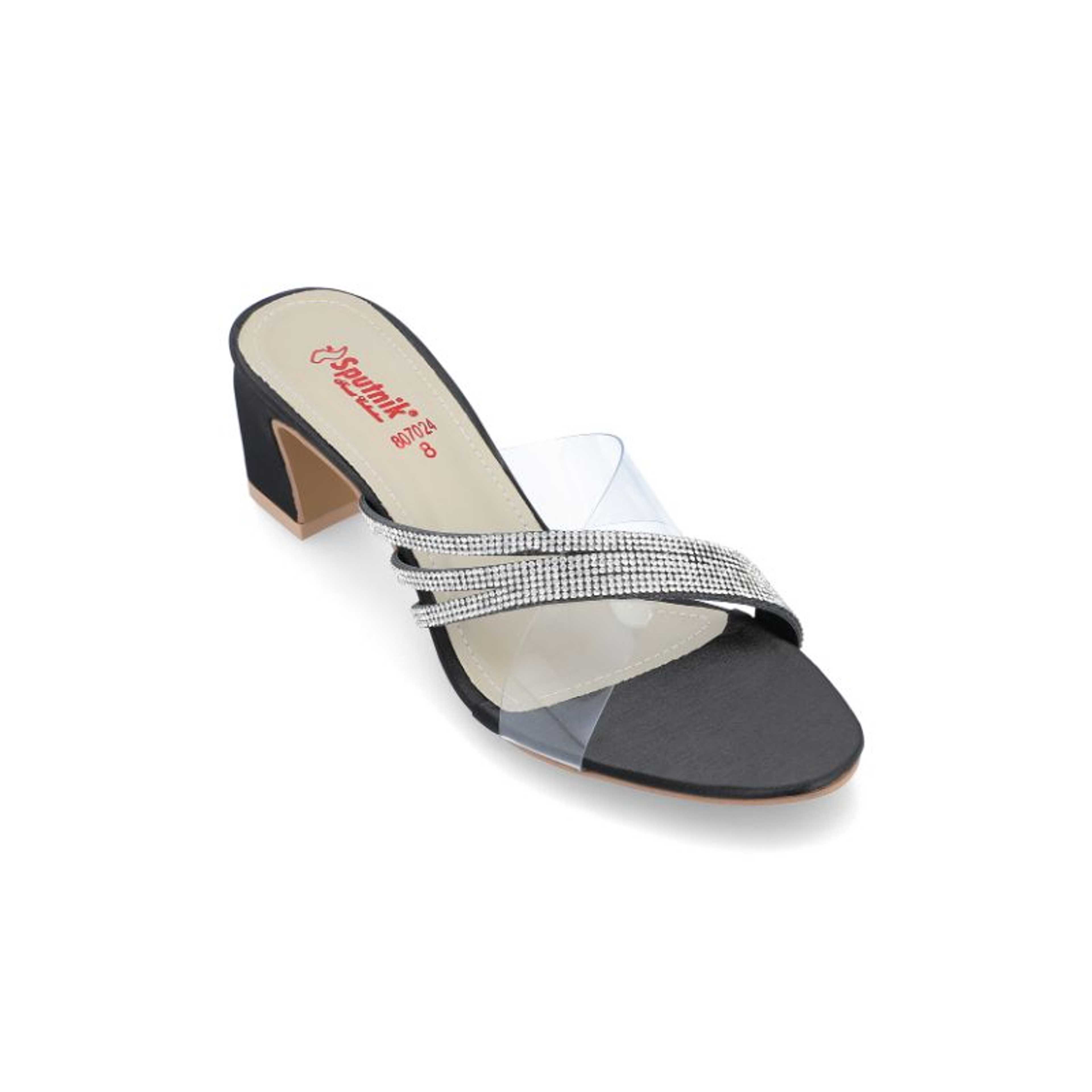 BLACK FANCY SLIPPER G02494/002 - Product Main Image