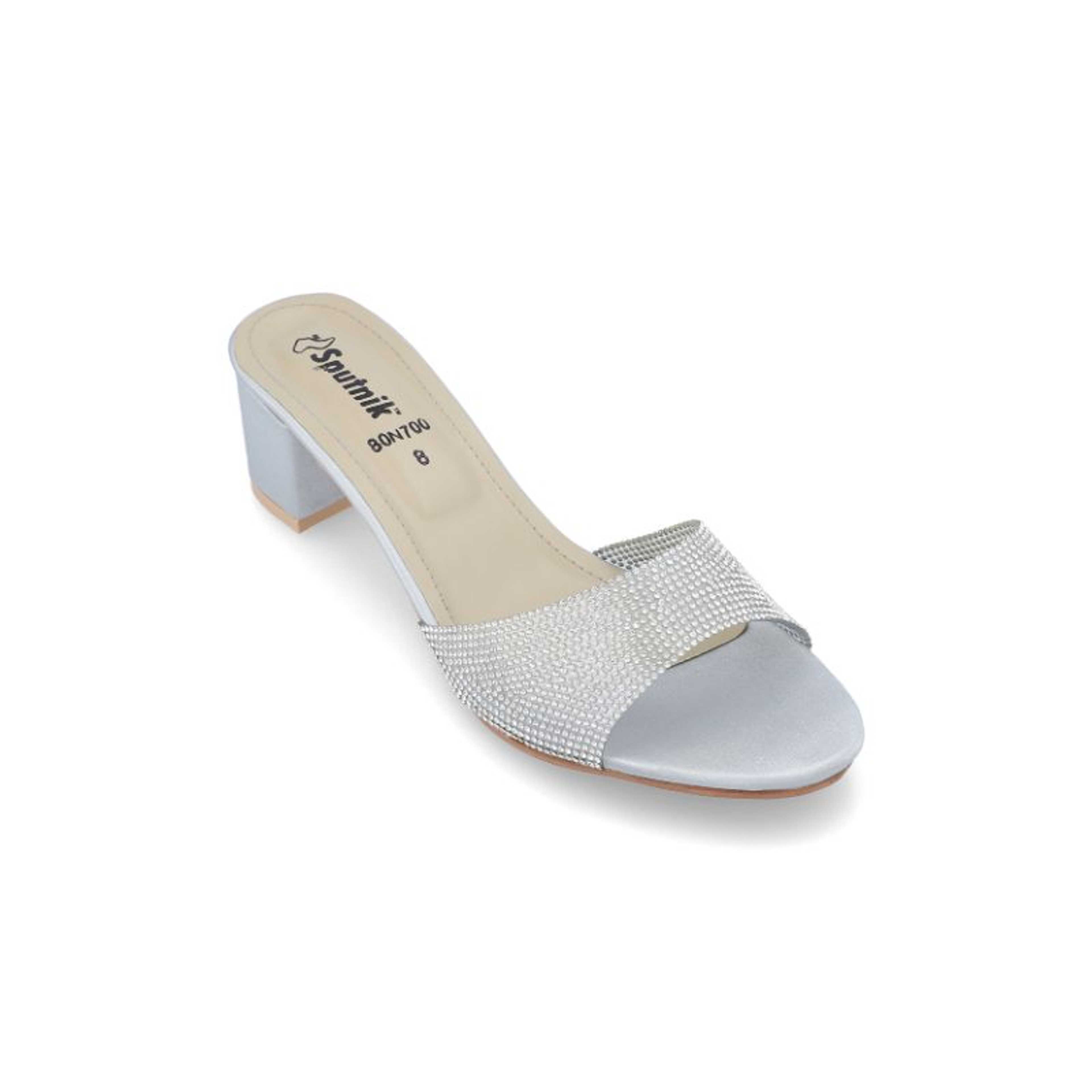SILVER FANCY SLIPPER G02493/010 - Product Main Image