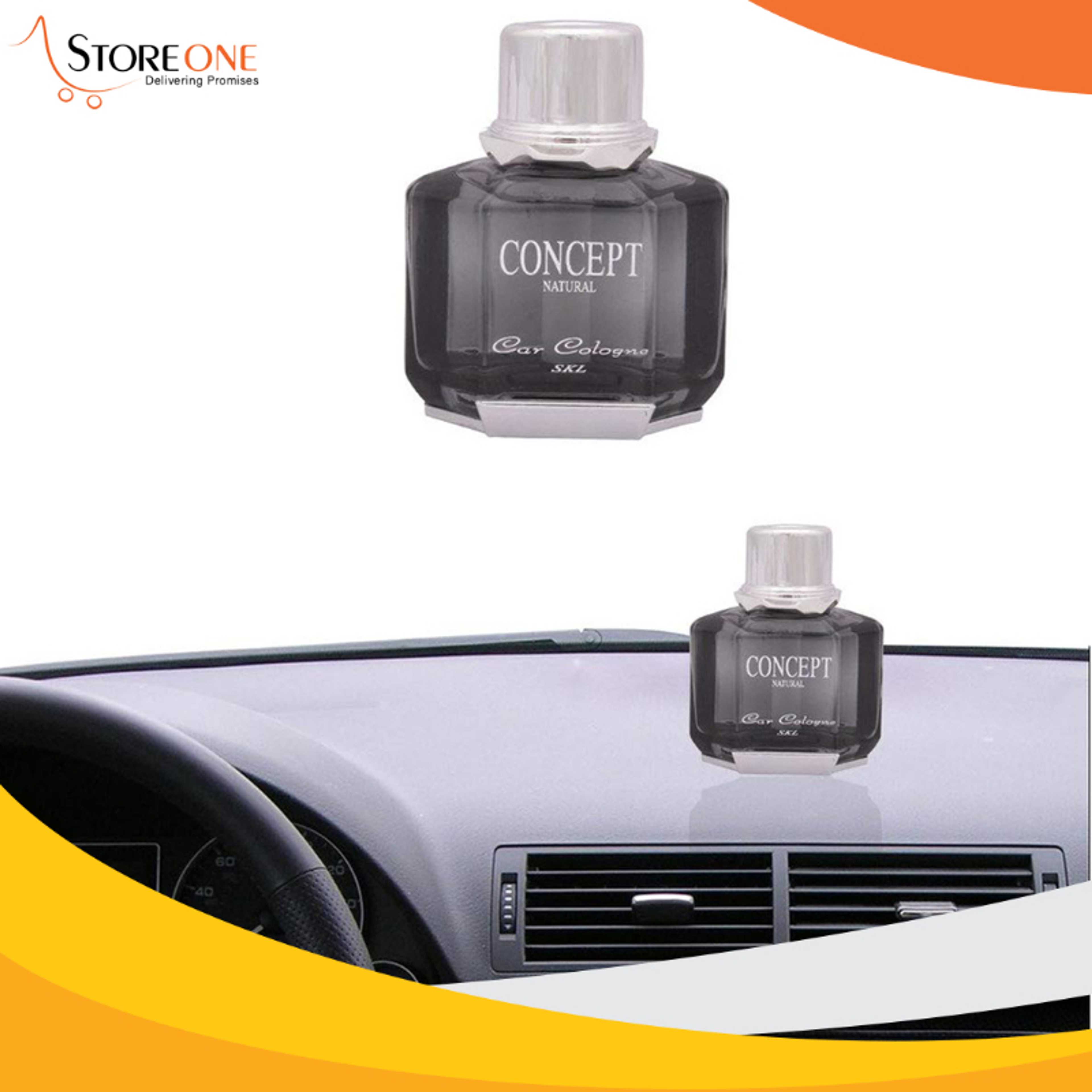 Concept Car Perfume Air Freshener– 70 ml – H-Hour - Black