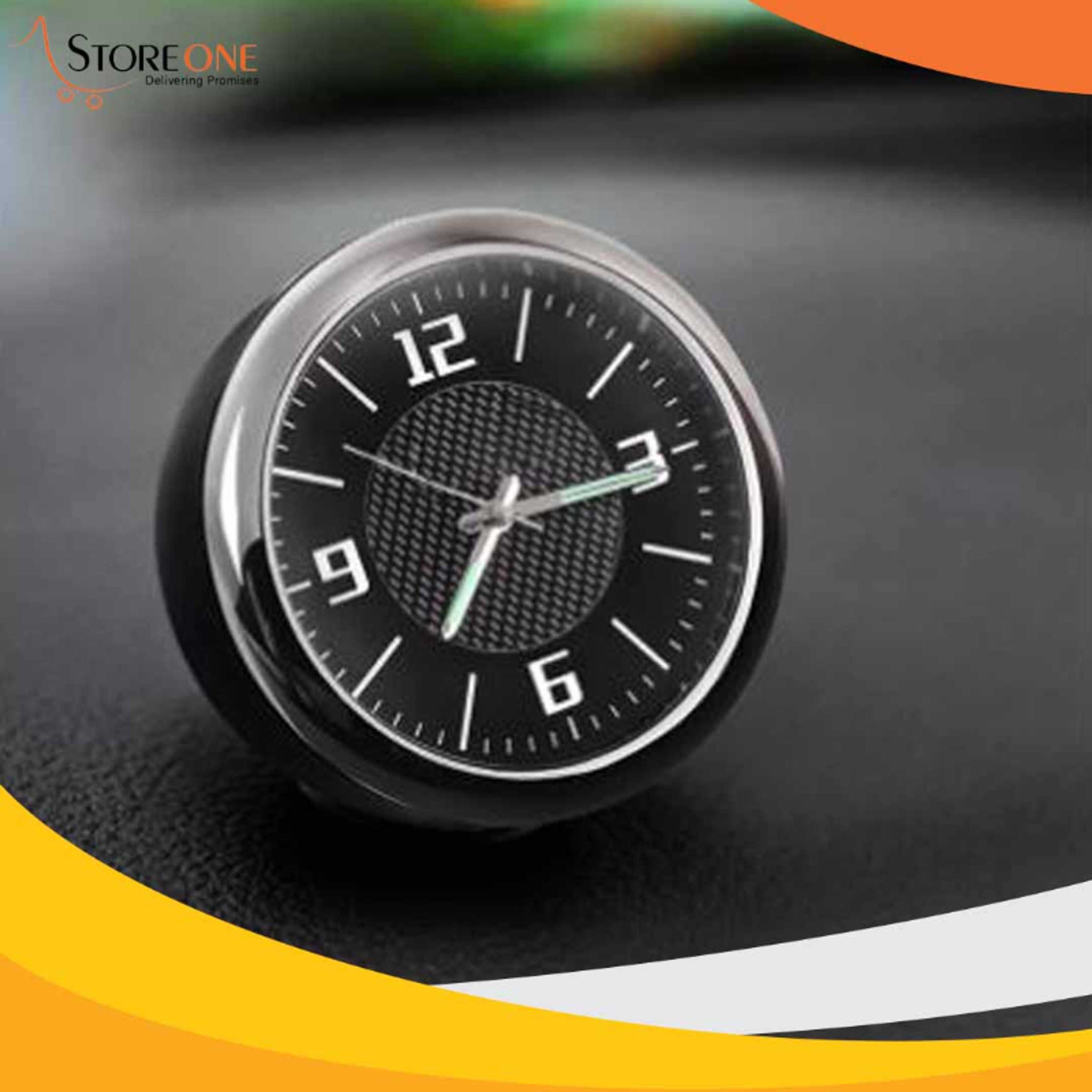 Universal Watch For Car Dashboard Clock Quartz Watch Interior Accessories High Accuracy Luminous Dial with Vent Clip