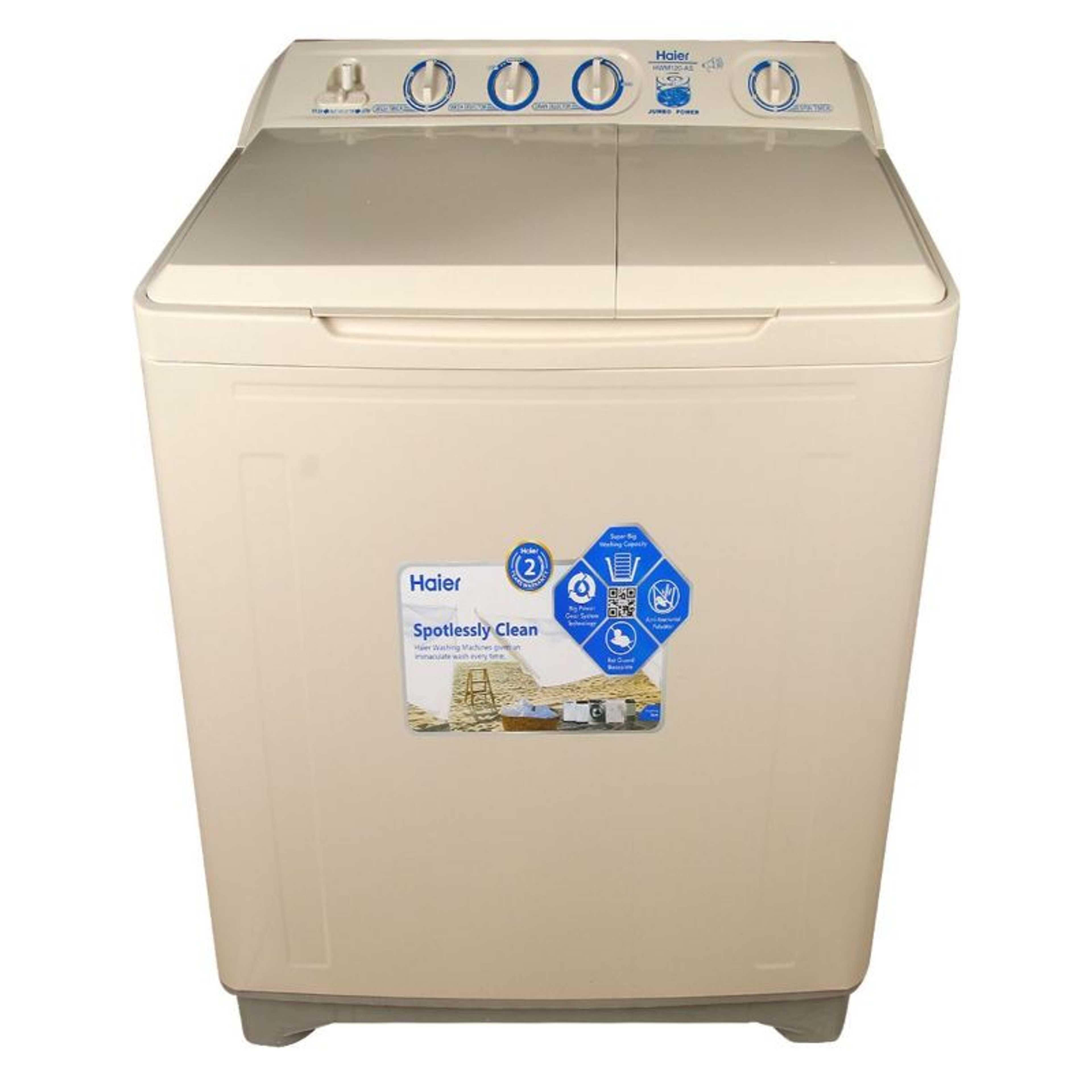 Haier 12KG Twin Tub Washing Machine HWM 120-AS