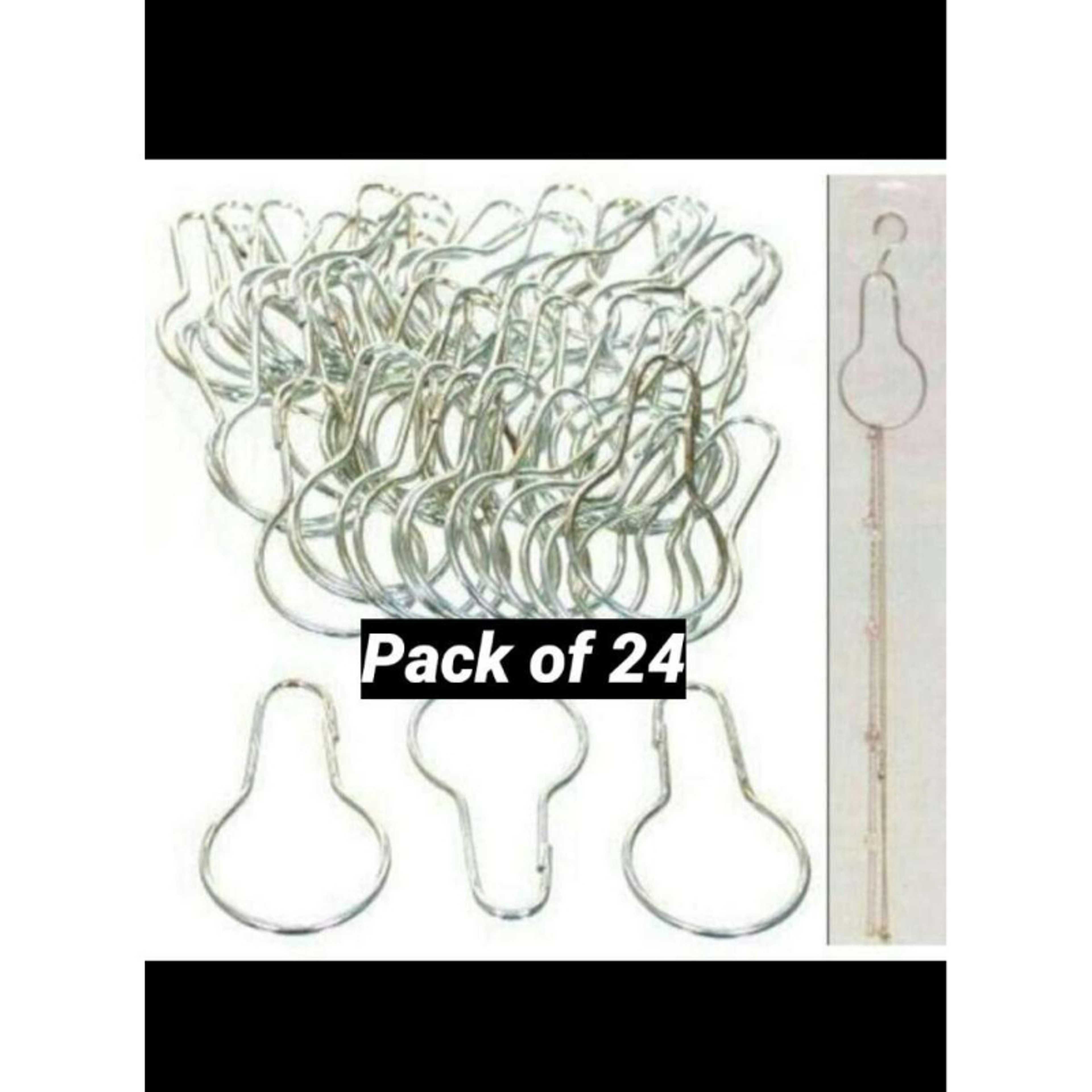 Pack Shower Curtain Ring Hanging Hooks for Sorting