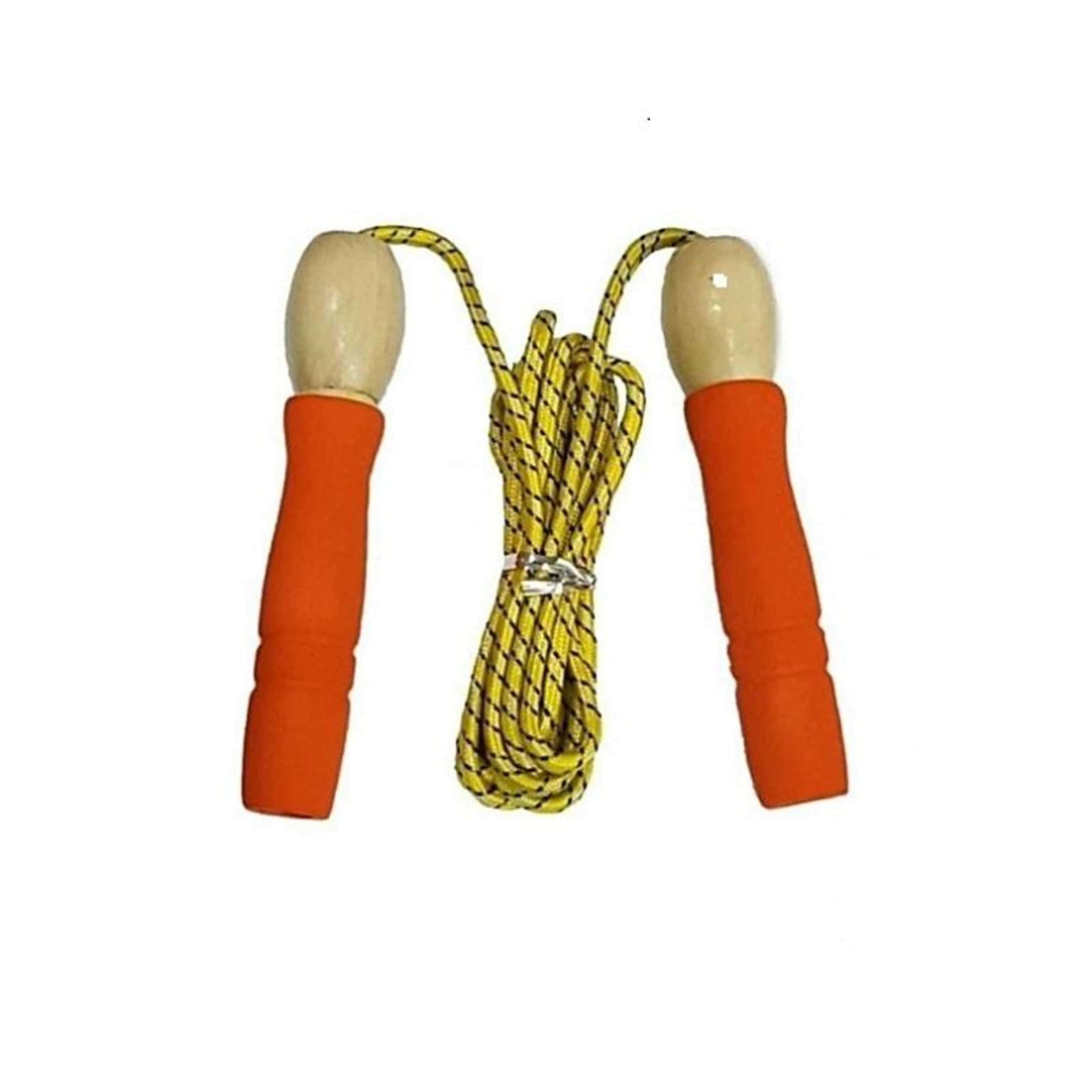 Wooden Handle Skipping Rope - Multicolor - Product Main Image