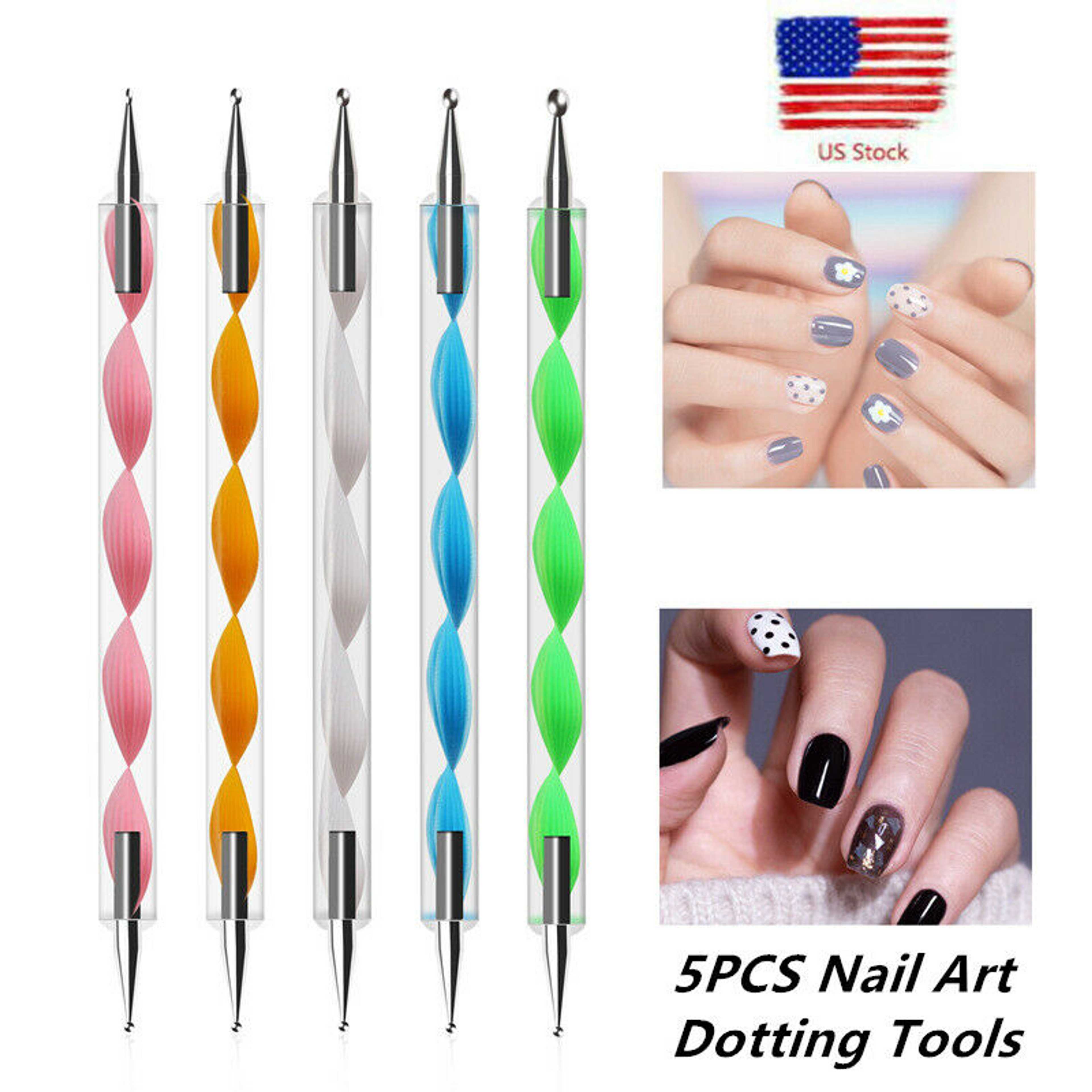 Double Dotting Tool Dotting Pen Manicure Painting Nail Dotting Tools - Product Main Image