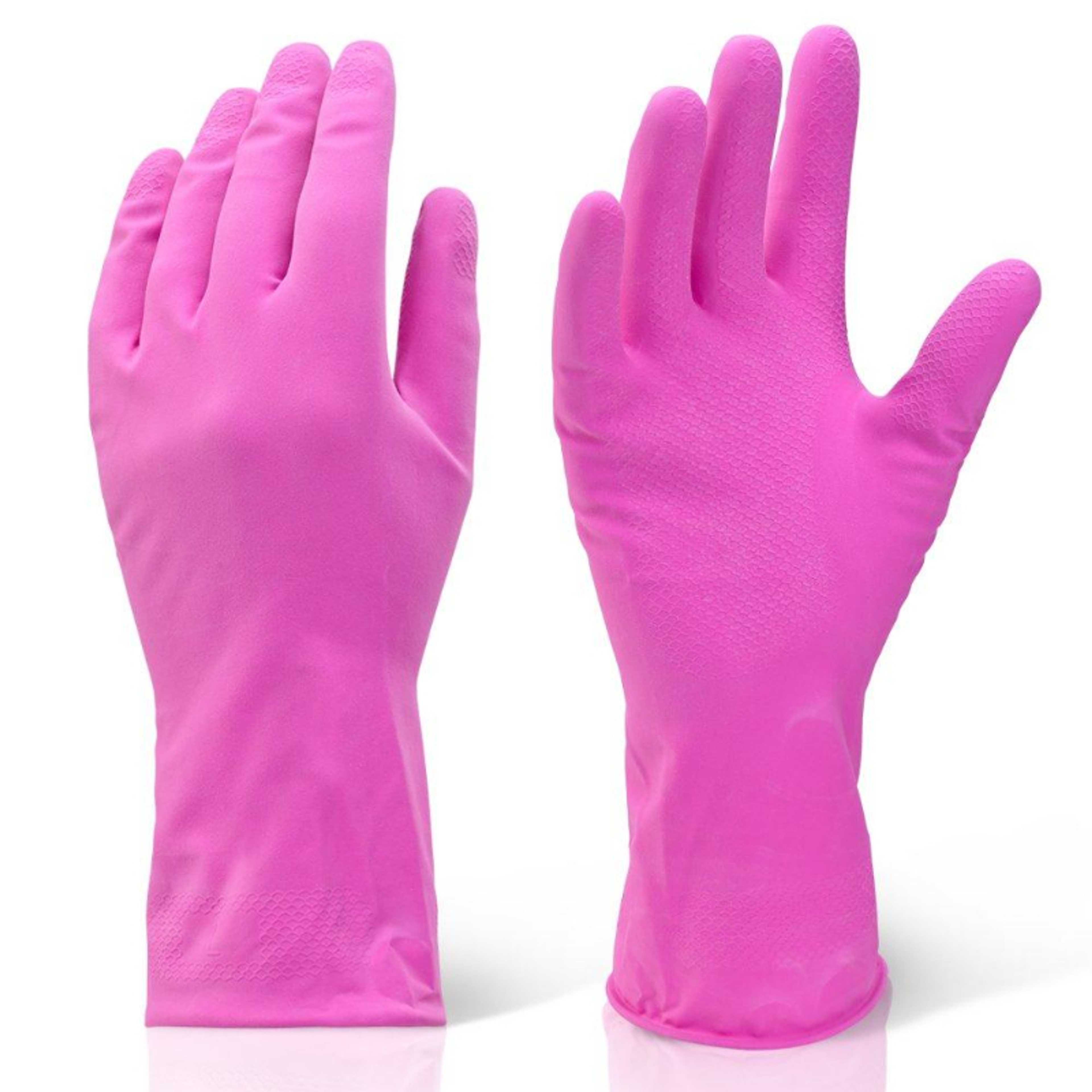NDM Rubber Gloves for cleaning Rubber Washing Gloves for Wash Dish,Kitchen, Bathroom