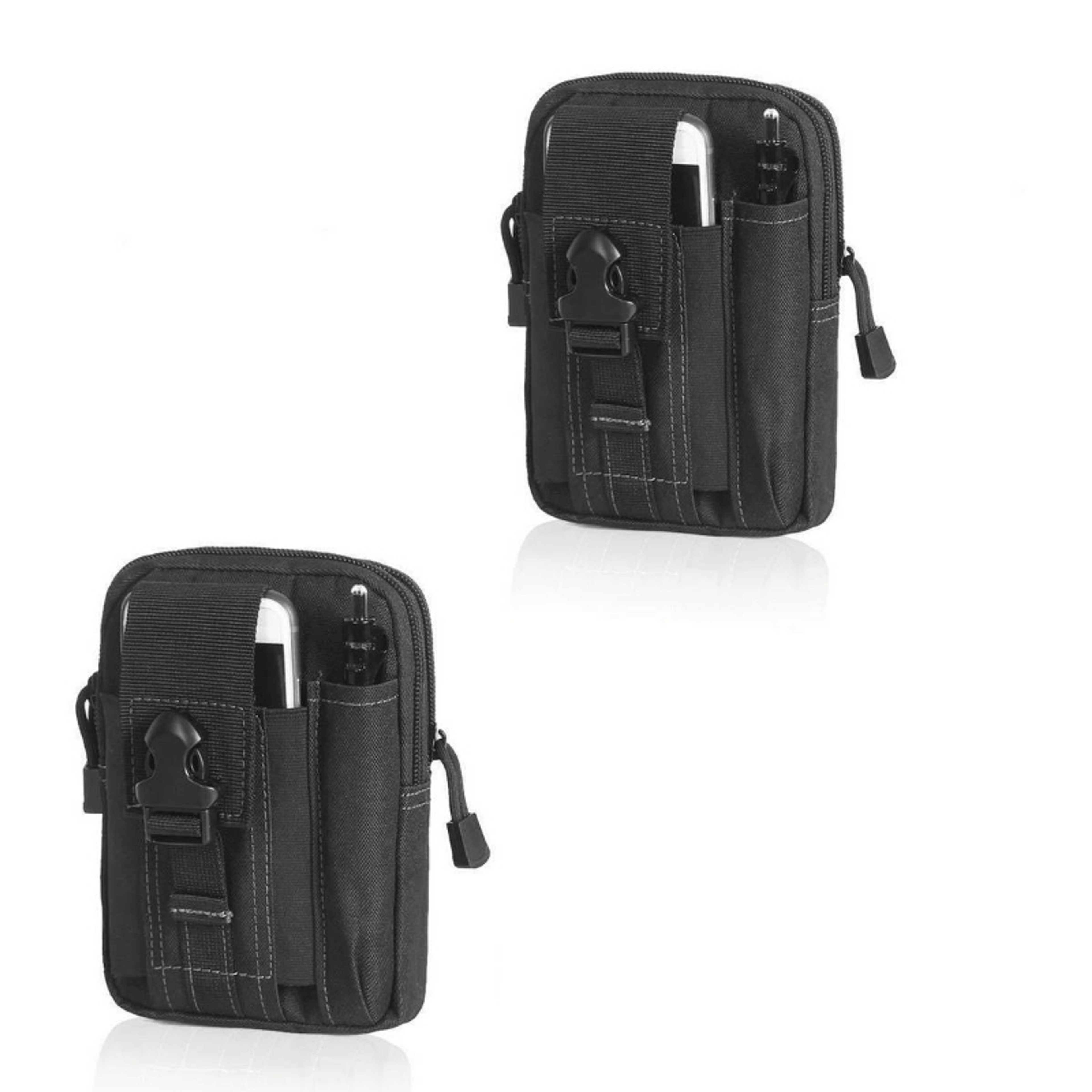 High Quality Multipurpose Utility Gadget Belt Waist Bag with Cell Phone Holder 2peces - Product Main Image