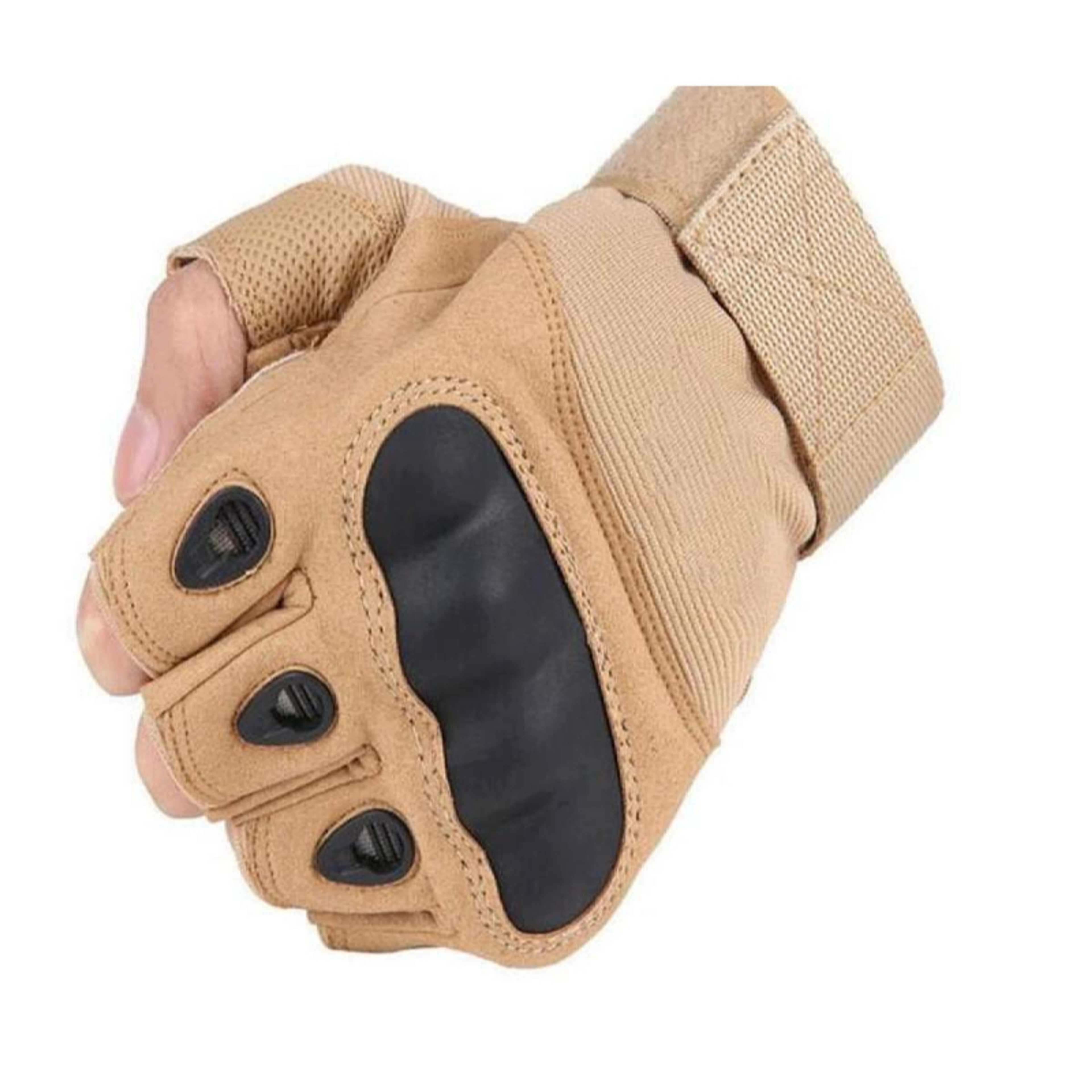 Gloves Half Finger Hard Tortoise