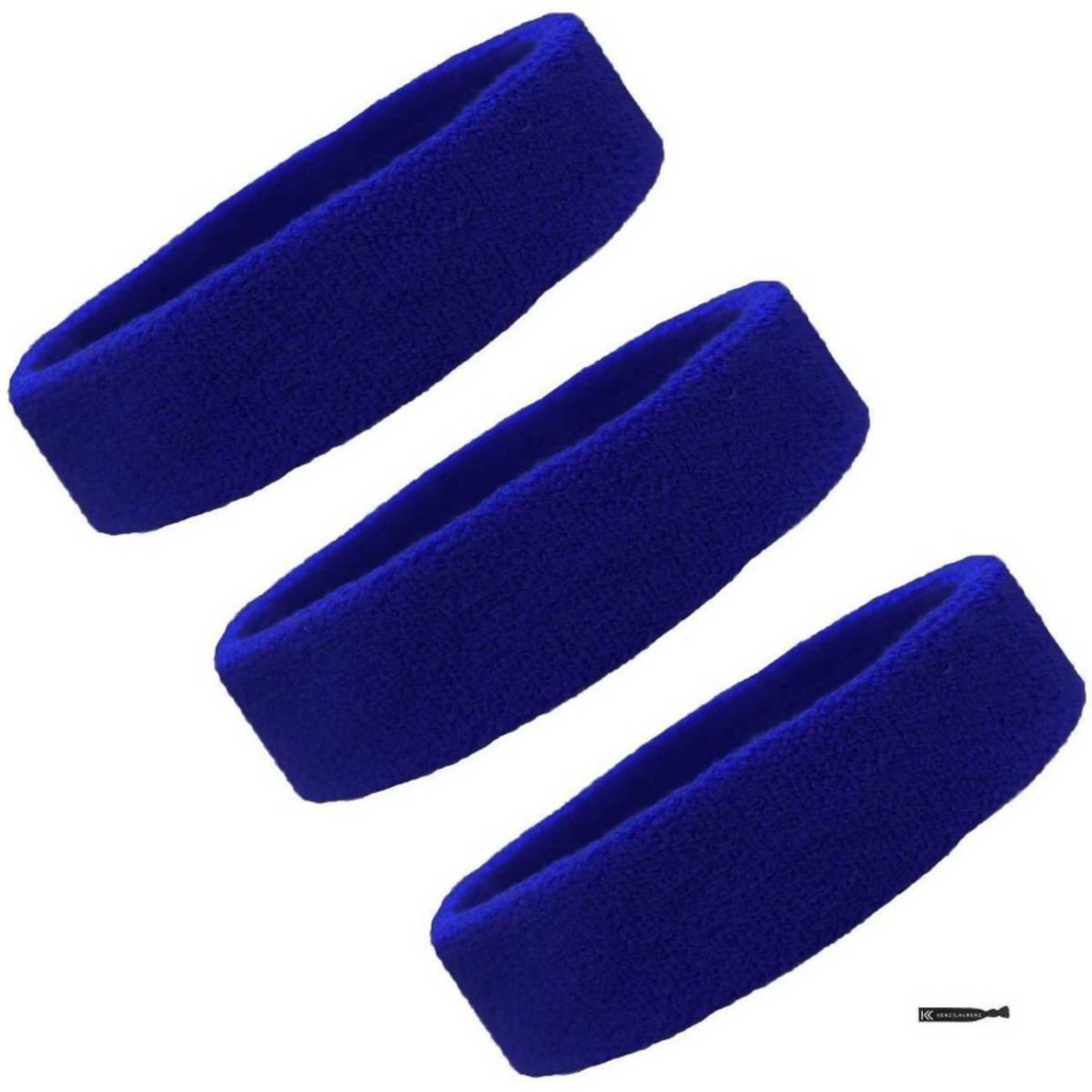 3 Pieces bands Set Headbands for Women Men Elastic Headband Sports - Product Main Image